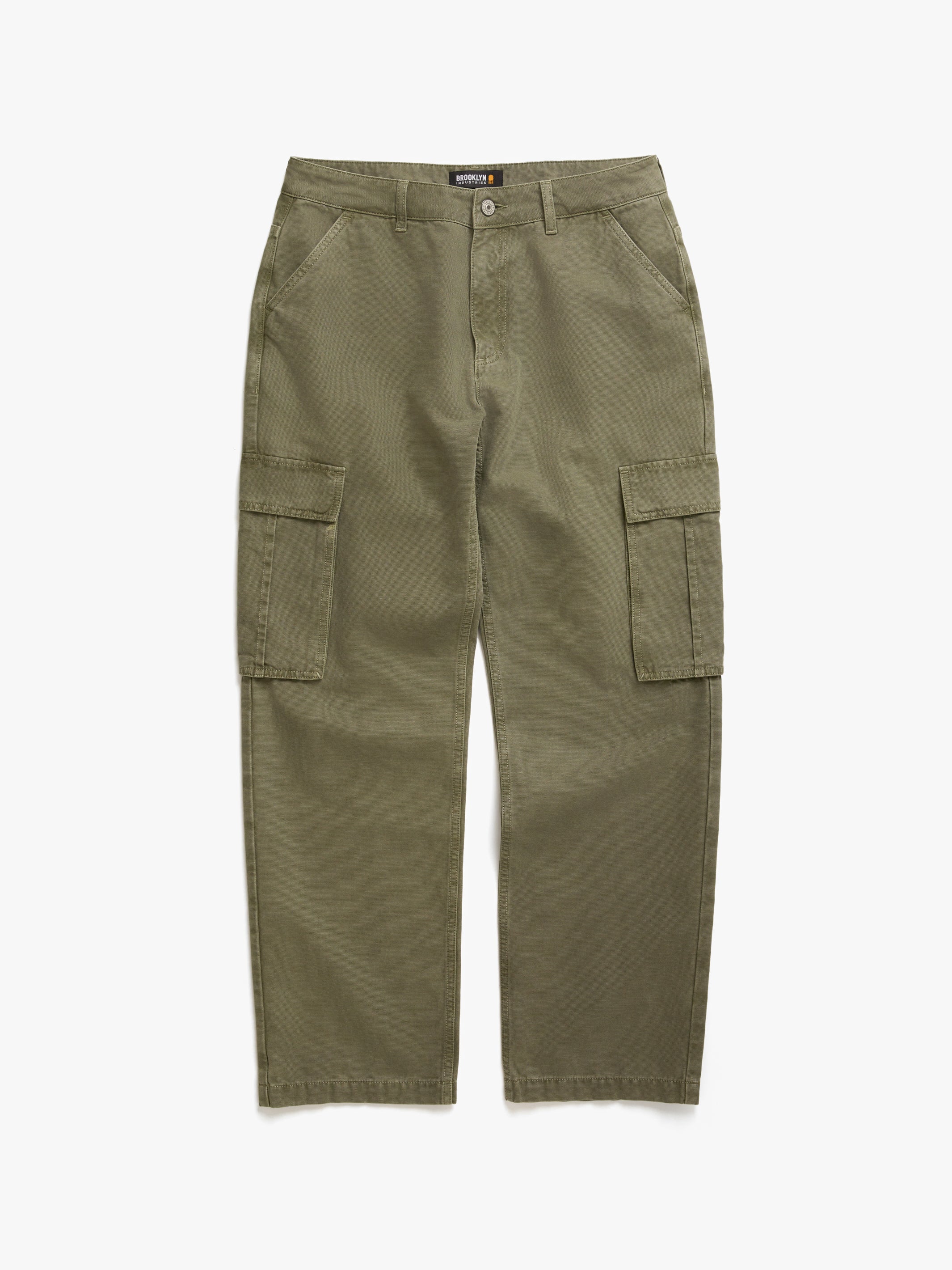 Men's Cargo Pants in Deep Lichen Green - BROOKLYN INDUSTRIES