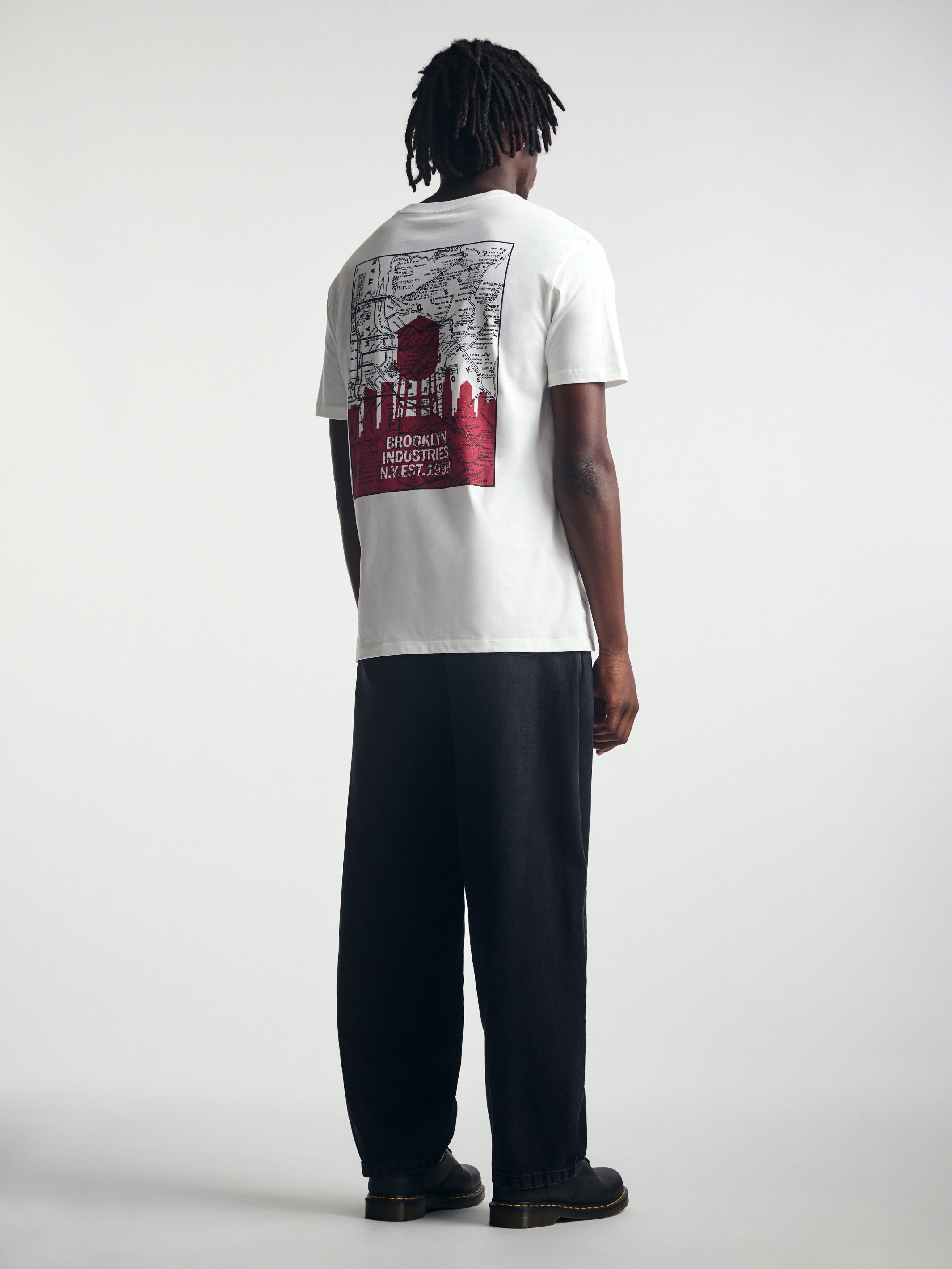 Men's Baggy Jeans in Smoke Street Denim - BROOKLYN INDUSTRIES