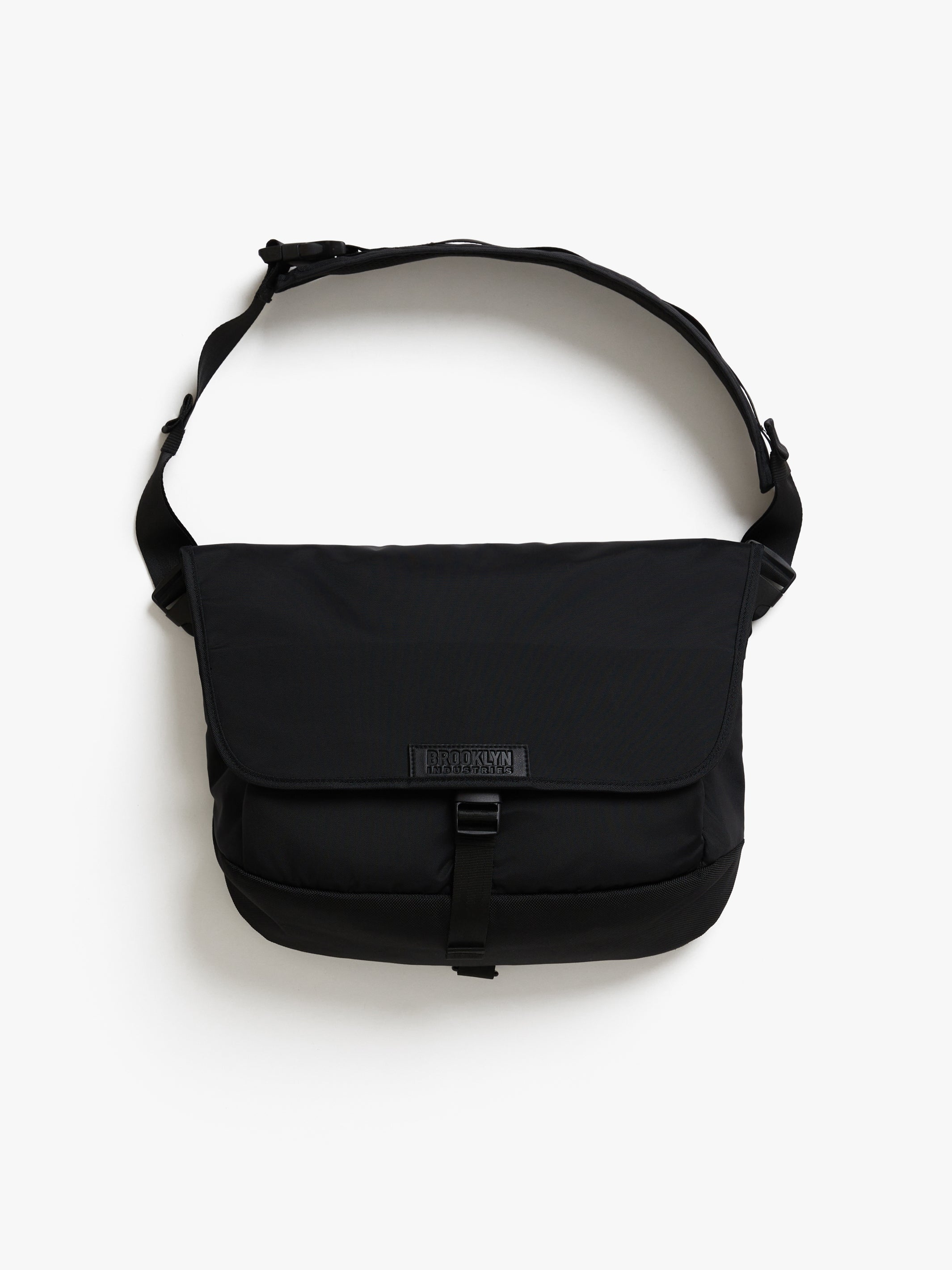 Utility Messenger Bag in Black