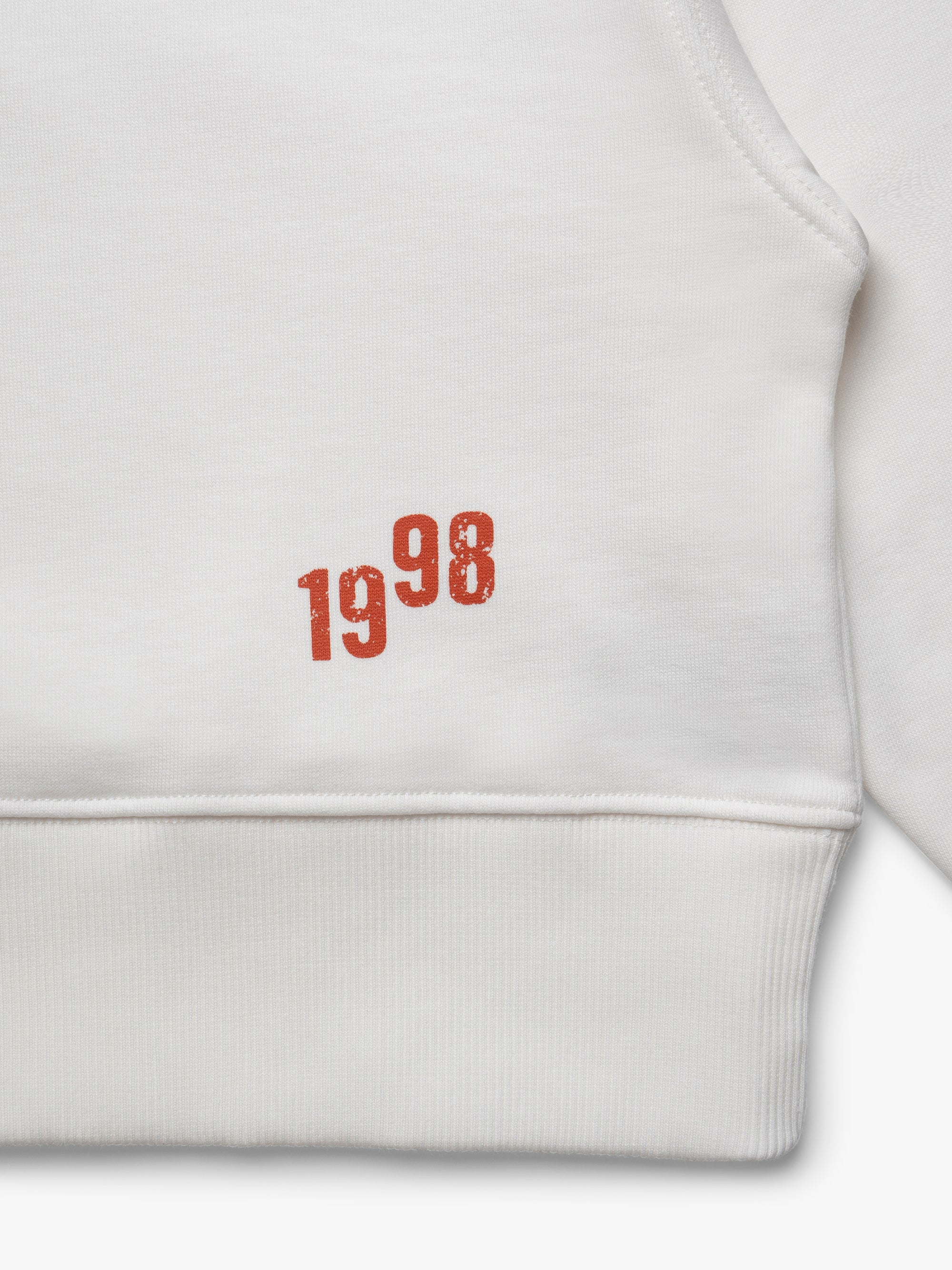 Women's Brooklyn Cat Sweatshirt in Antique White - BROOKLYN INDUSTRIES