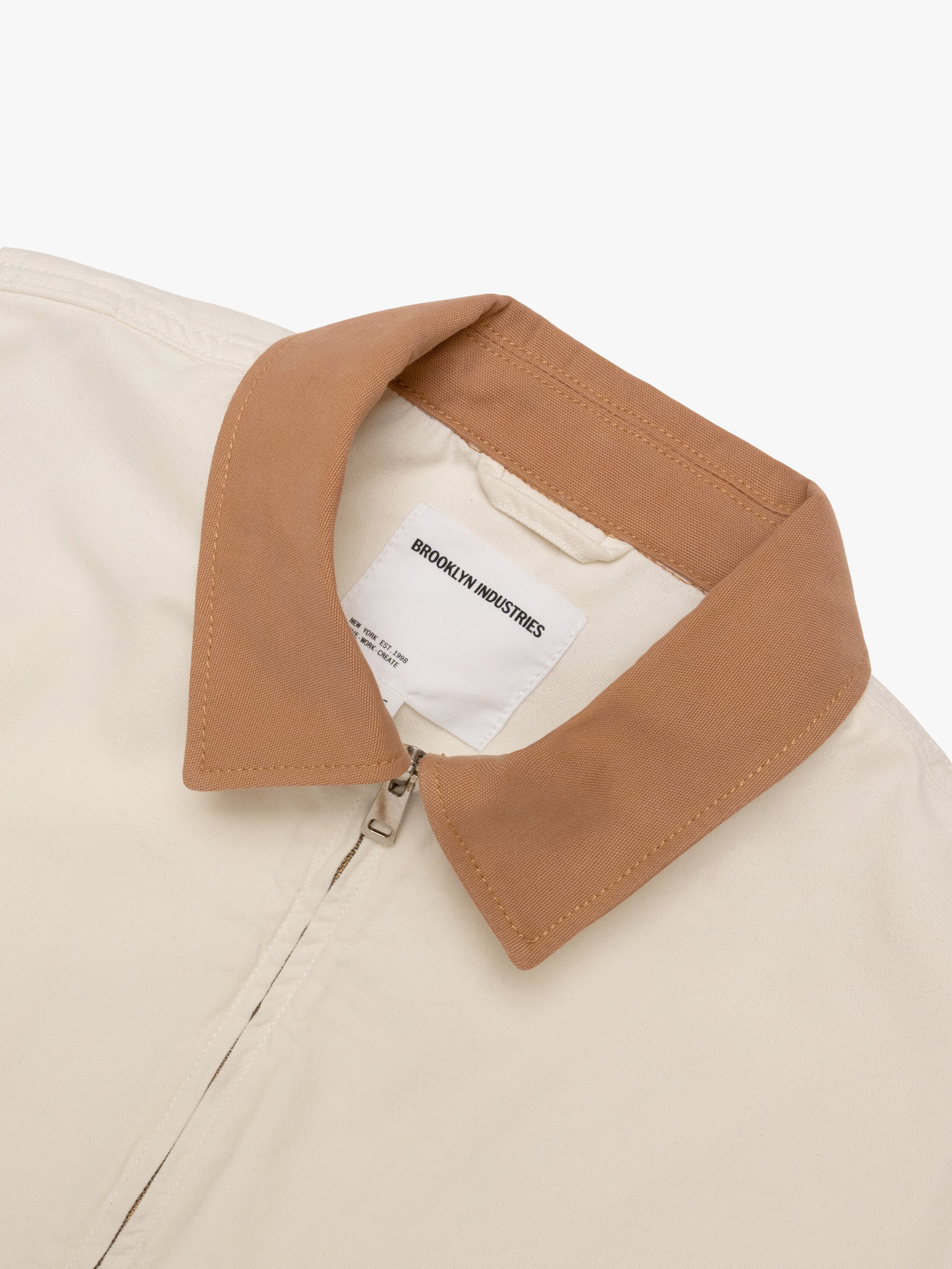 Women's Work Jacket In Turtledove - BROOKLYN INDUSTRIES