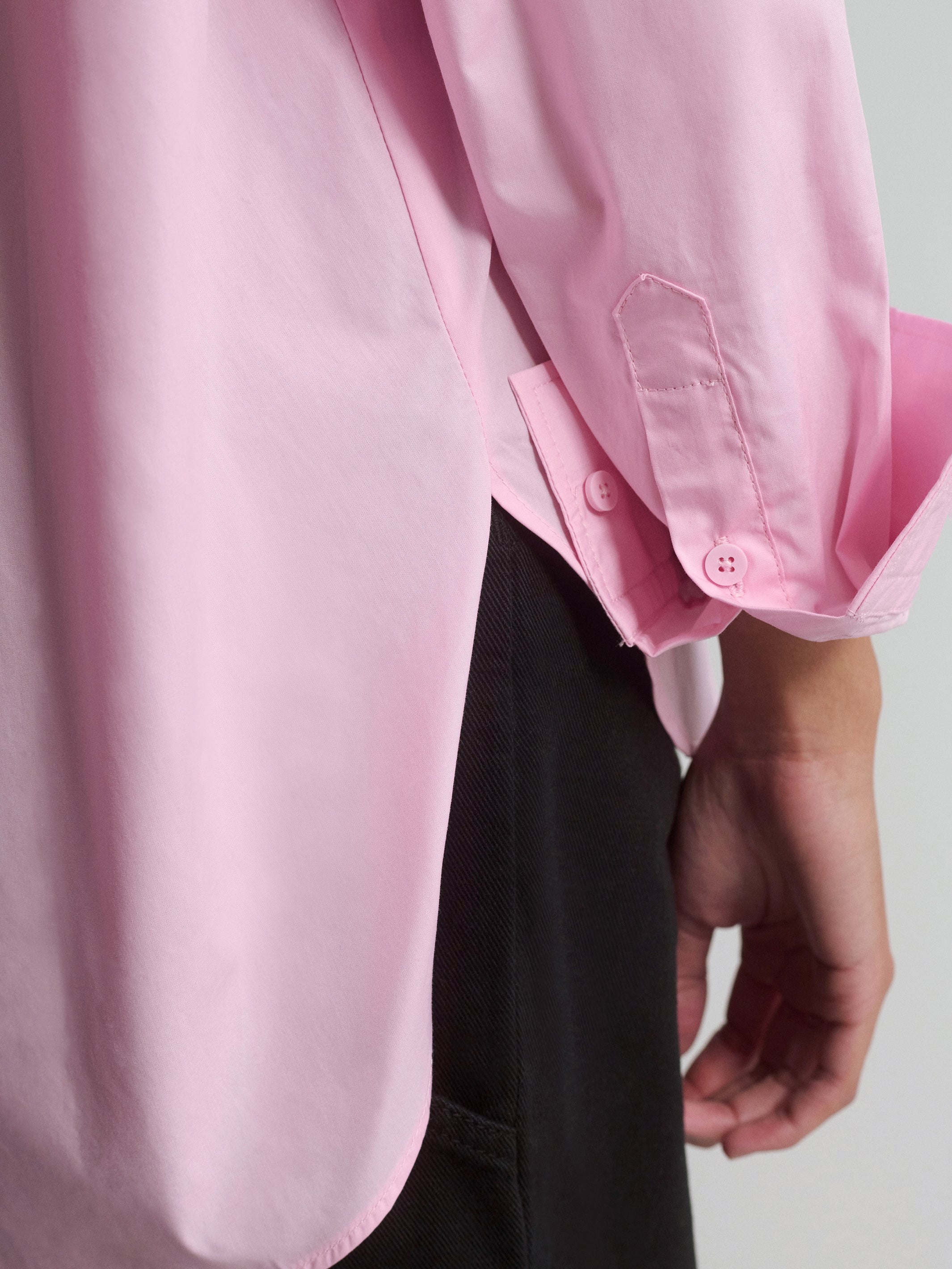 Women's Long Sleeve Shirt In Sweet Lilac - BROOKLYN INDUSTRIES