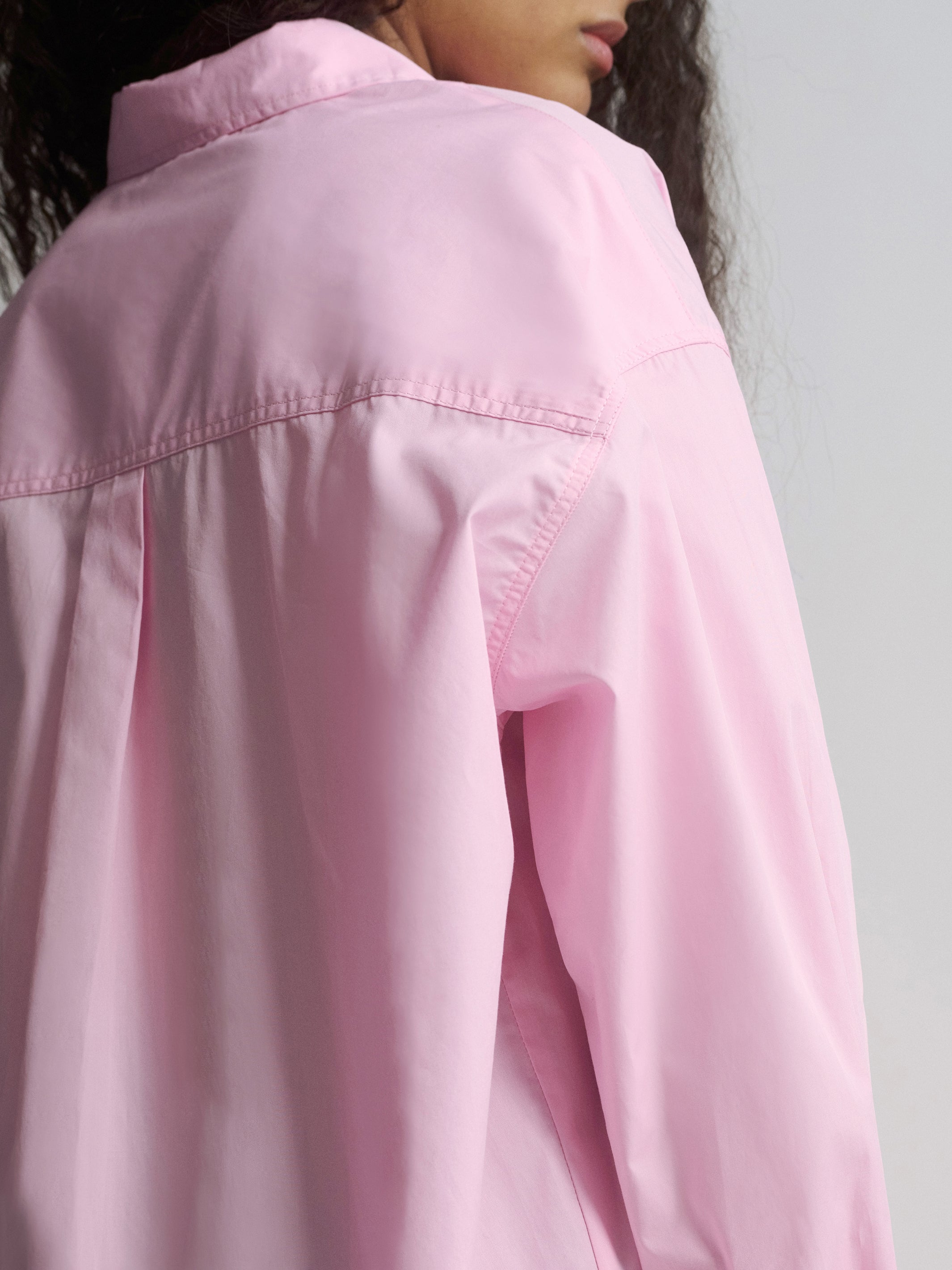 Women's Long Sleeve Shirt In Sweet Lilac - BROOKLYN INDUSTRIES