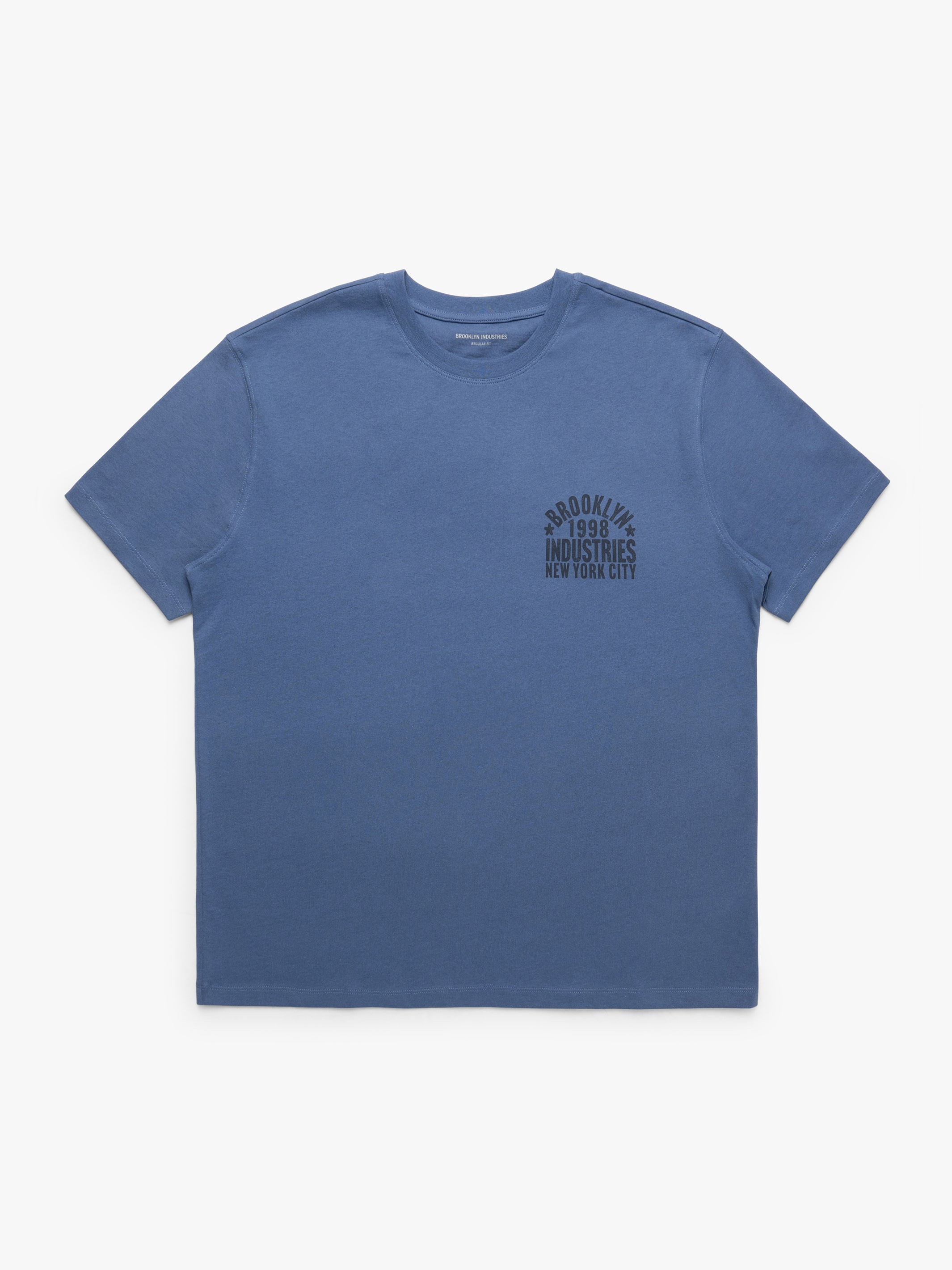Men's Vintage Brooklyn Graphic T-Shirt In Bijou Blue - BROOKLYN INDUSTRIES