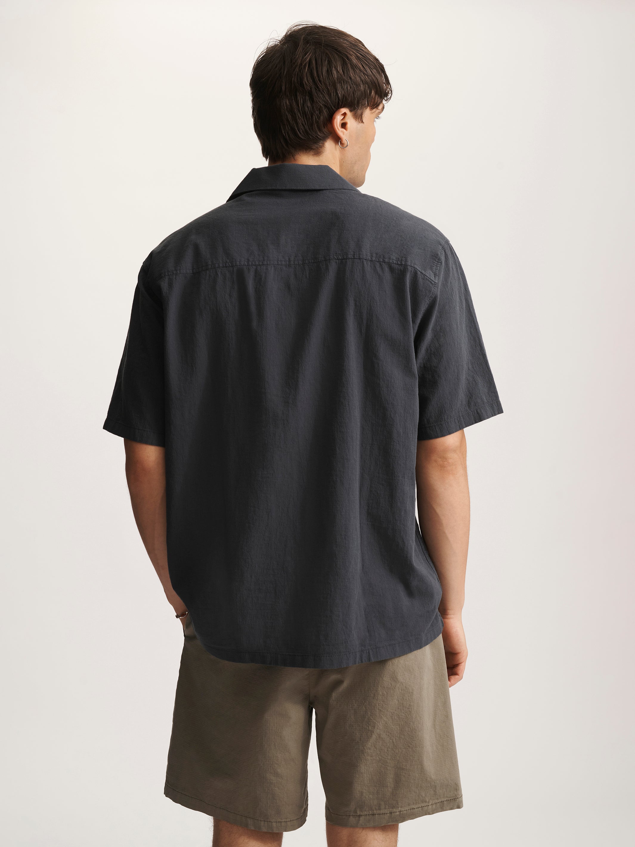 Men's Brooklyn Short Sleeve Shirt In India Ink - BROOKLYN INDUSTRIES