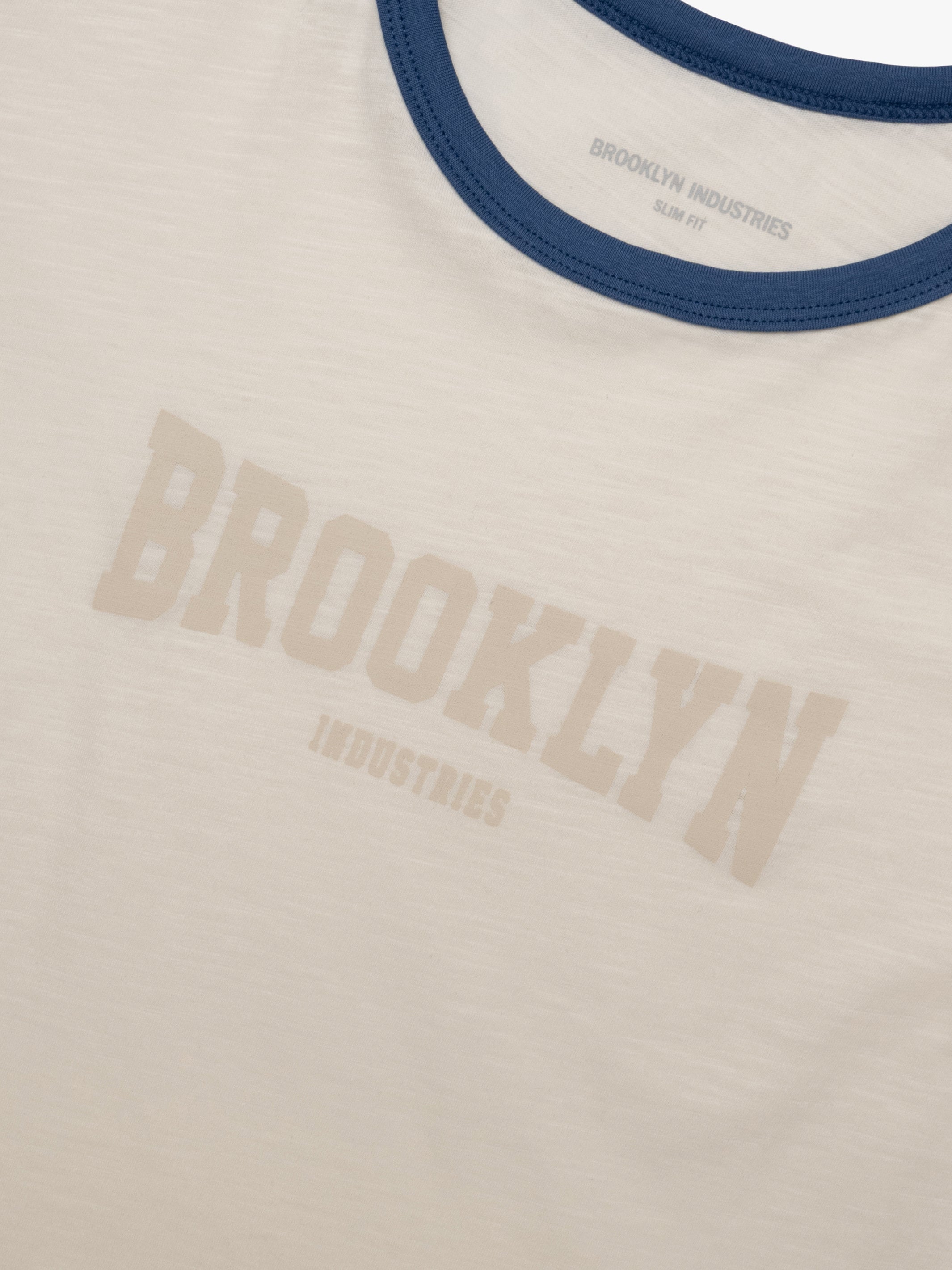 Women's Brooklyn Slim Fit T-Shirt In Antique White - BROOKLYN INDUSTRIES