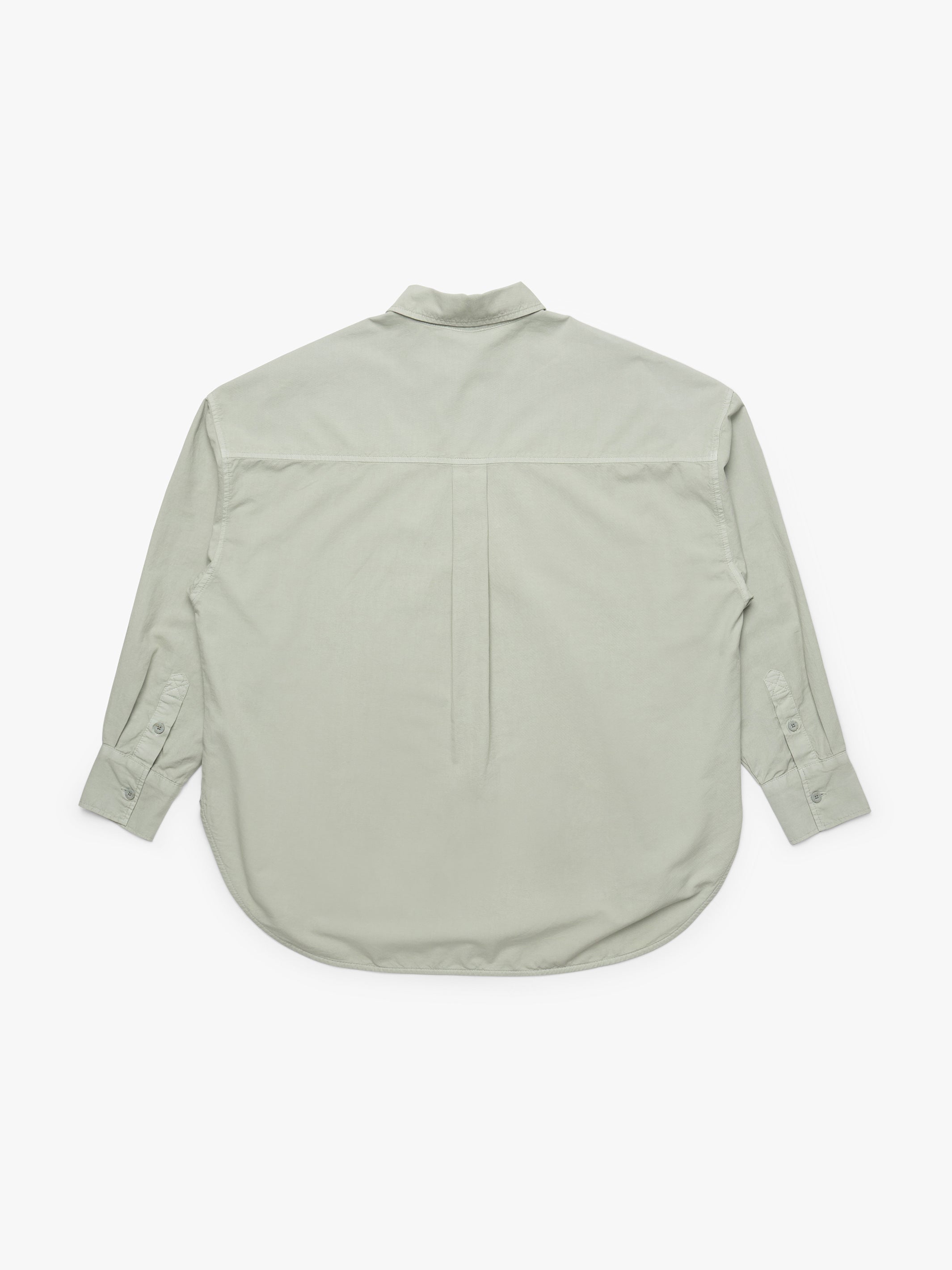 Women's Long Sleeve Shirt In Puritan Gray - BROOKLYN INDUSTRIES