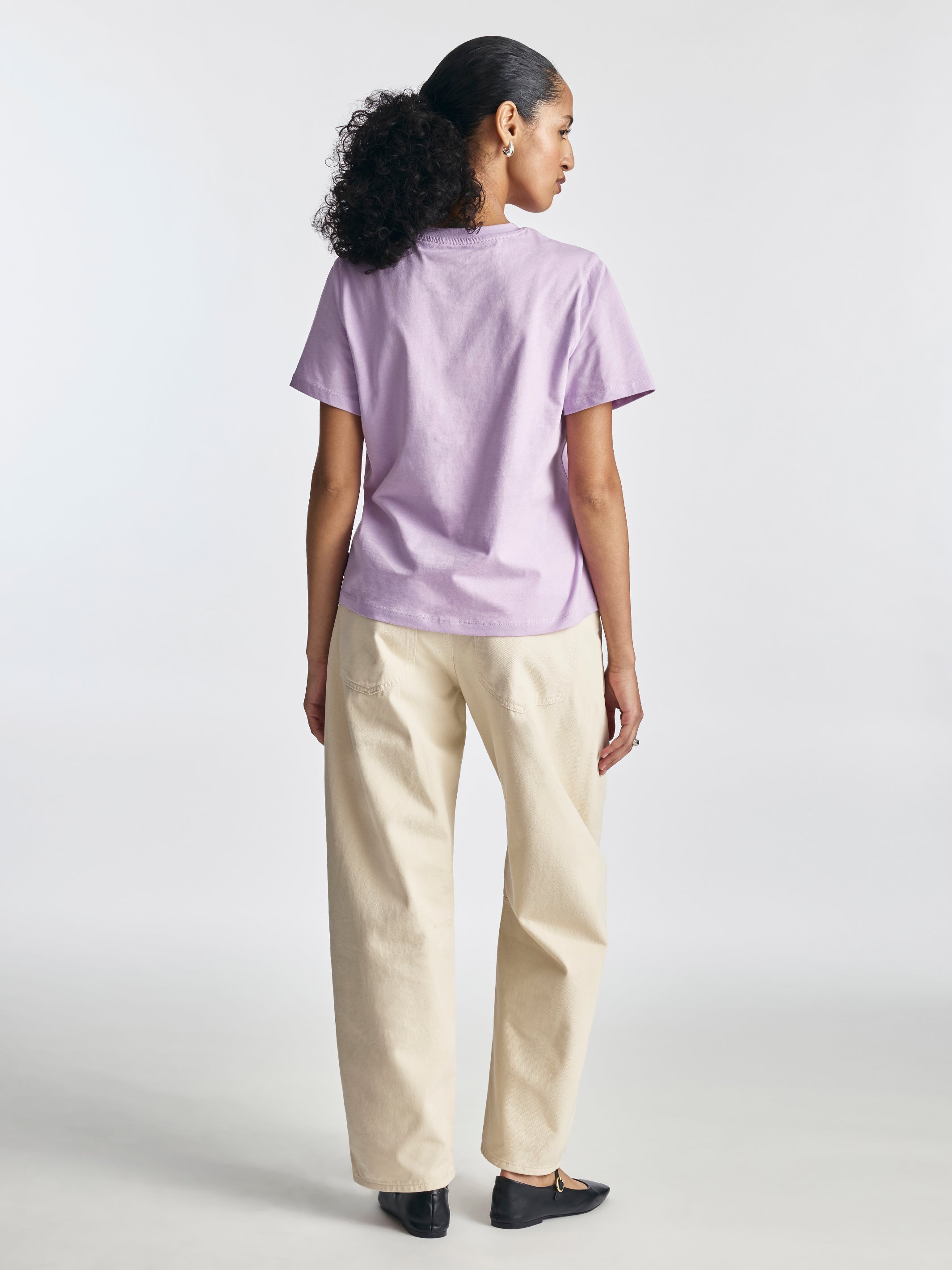 Women's Brooklyn Delivery T-Shirt in Orchid Bloom - BROOKLYN INDUSTRIES
