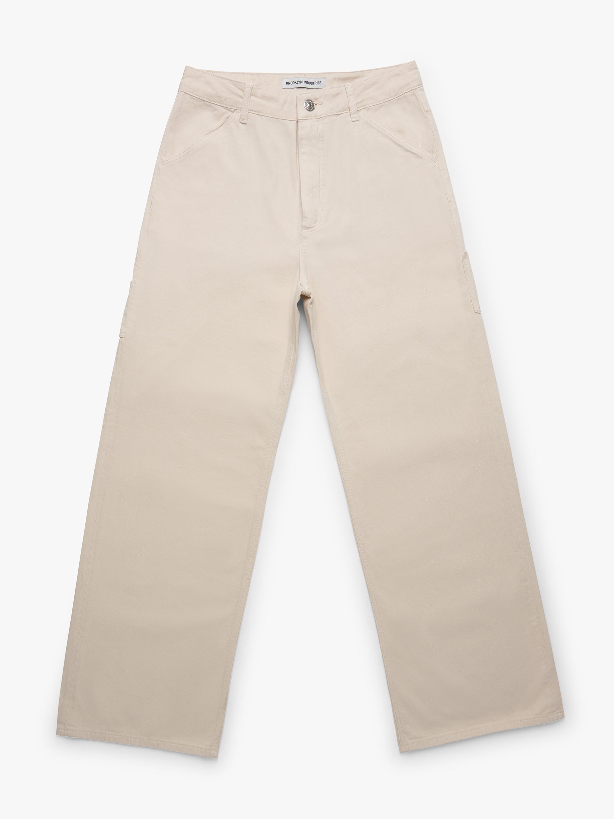 Women's Brooklyn Carpenter Pants In Turtledove - BROOKLYN INDUSTRIES