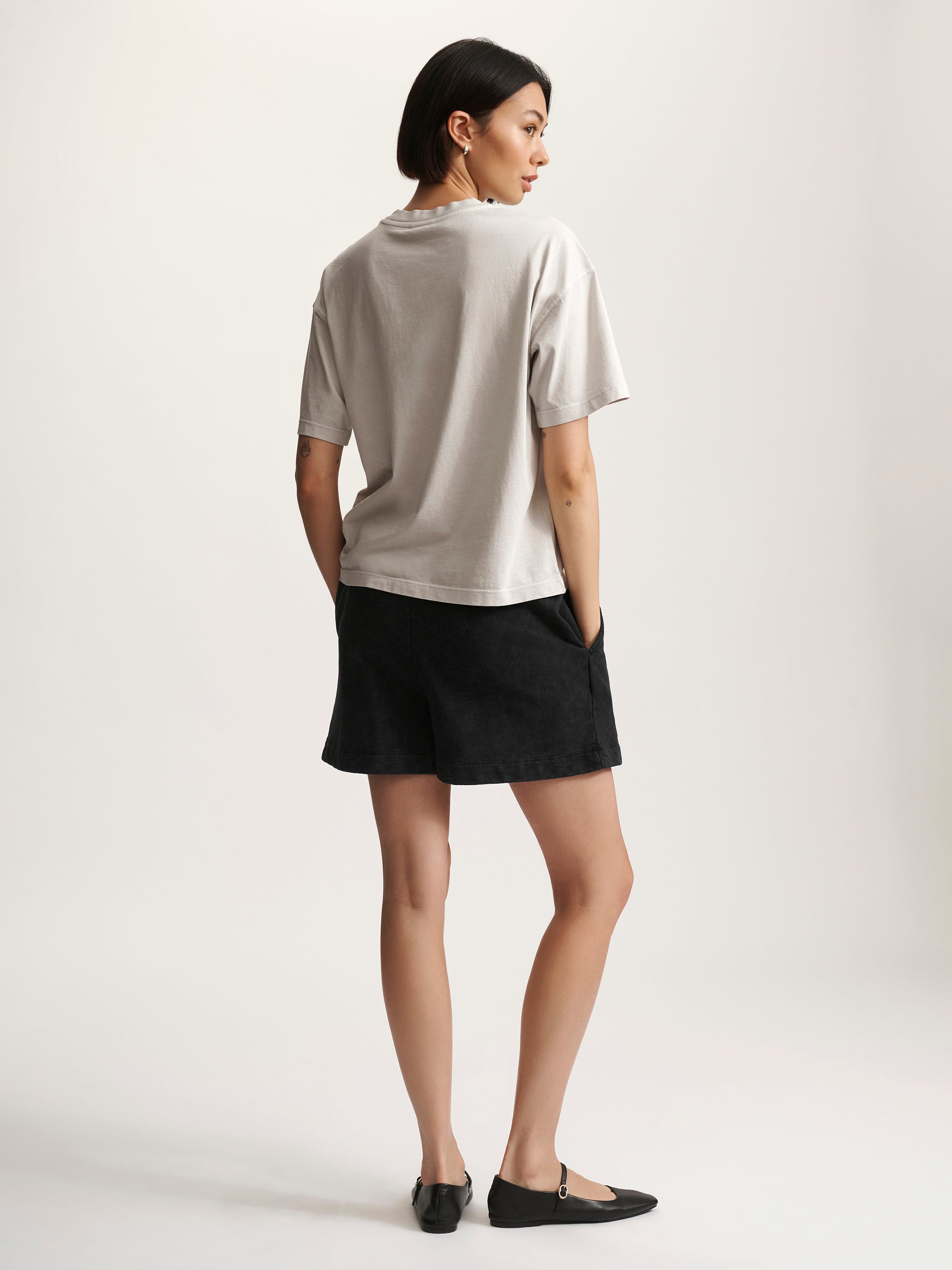 Women's Brooklyn Graphic T-Shirt In Oyster Mushroom - BROOKLYN INDUSTRIES