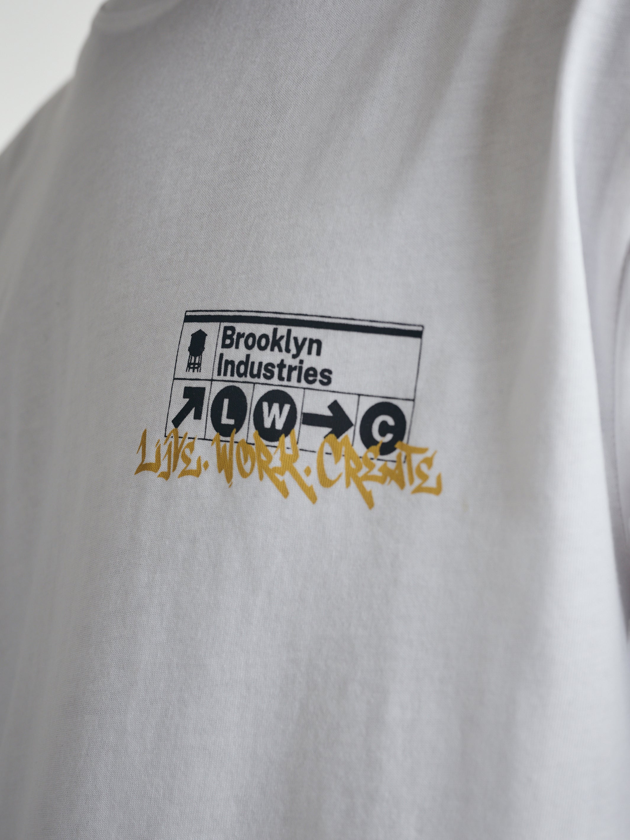 Men's Brooklyn Subway T-Shirt in White - BROOKLYN INDUSTRIES