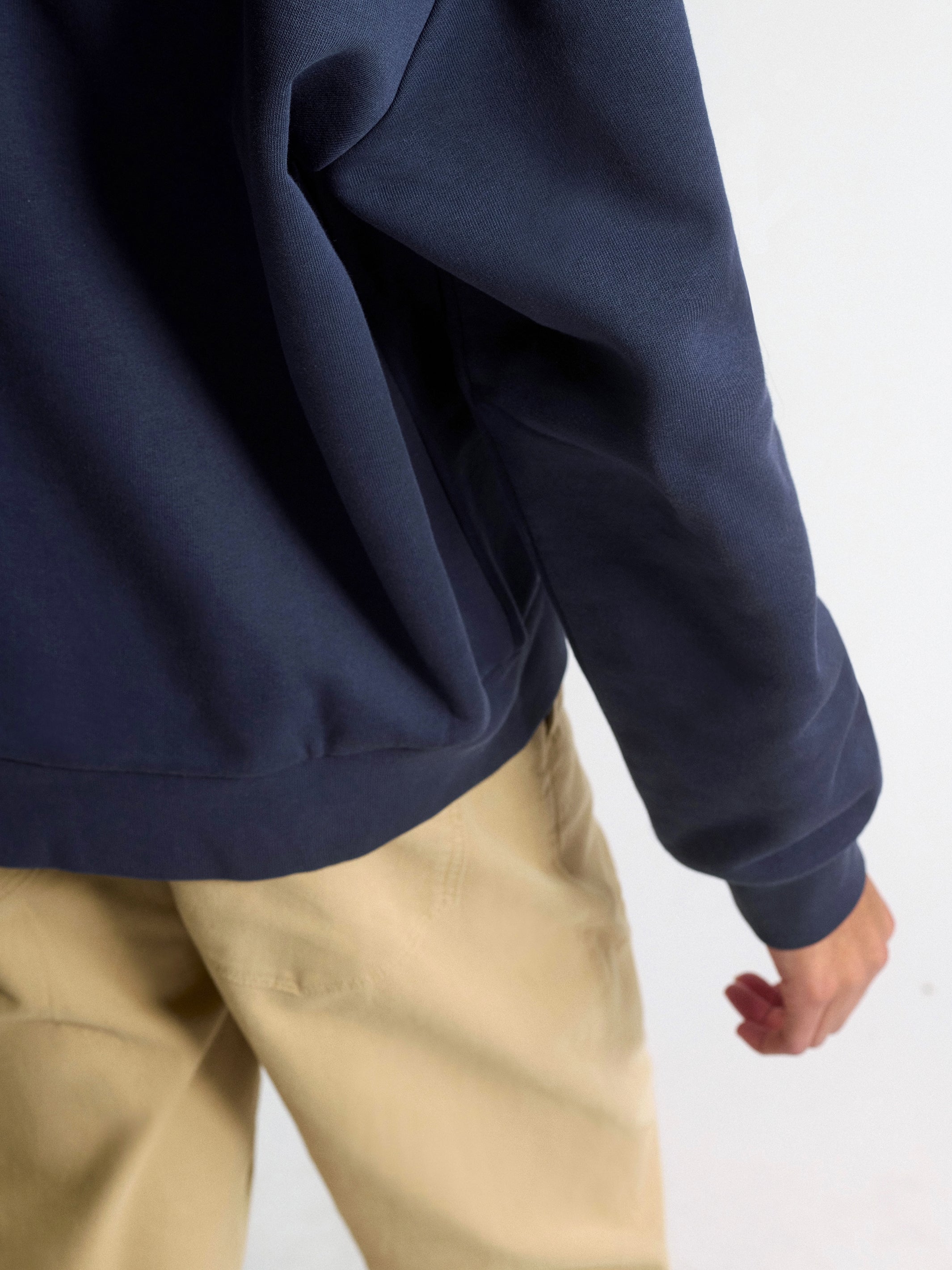 Women's Campus Brooklyn Sweatshirt In Mood Indigo - BROOKLYN INDUSTRIES