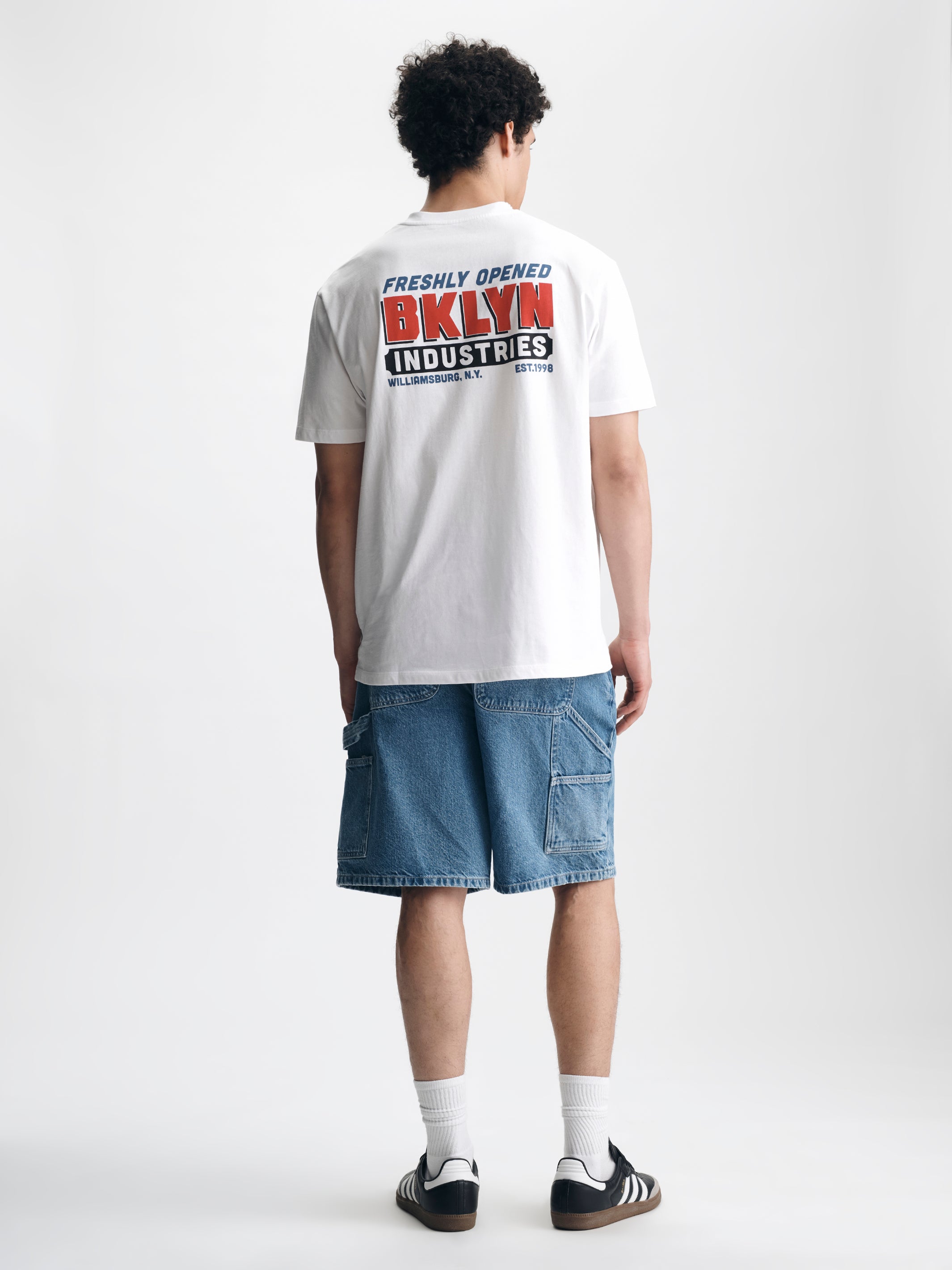 Men's BKLYN T-Shirt in White - BROOKLYN INDUSTRIES