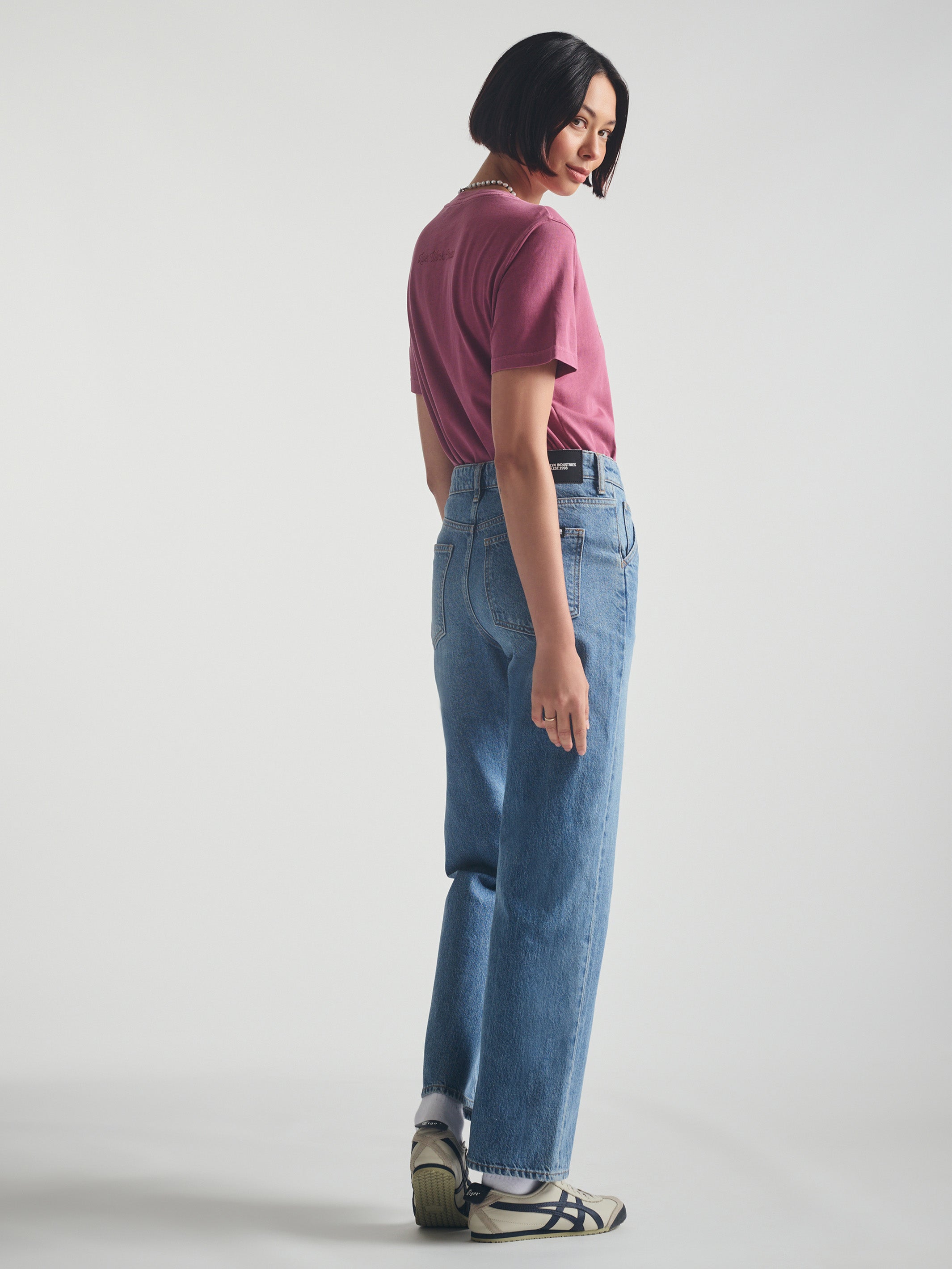 Women's Utility Jeans in Indigo Brushed Denim - BROOKLYN INDUSTRIES
