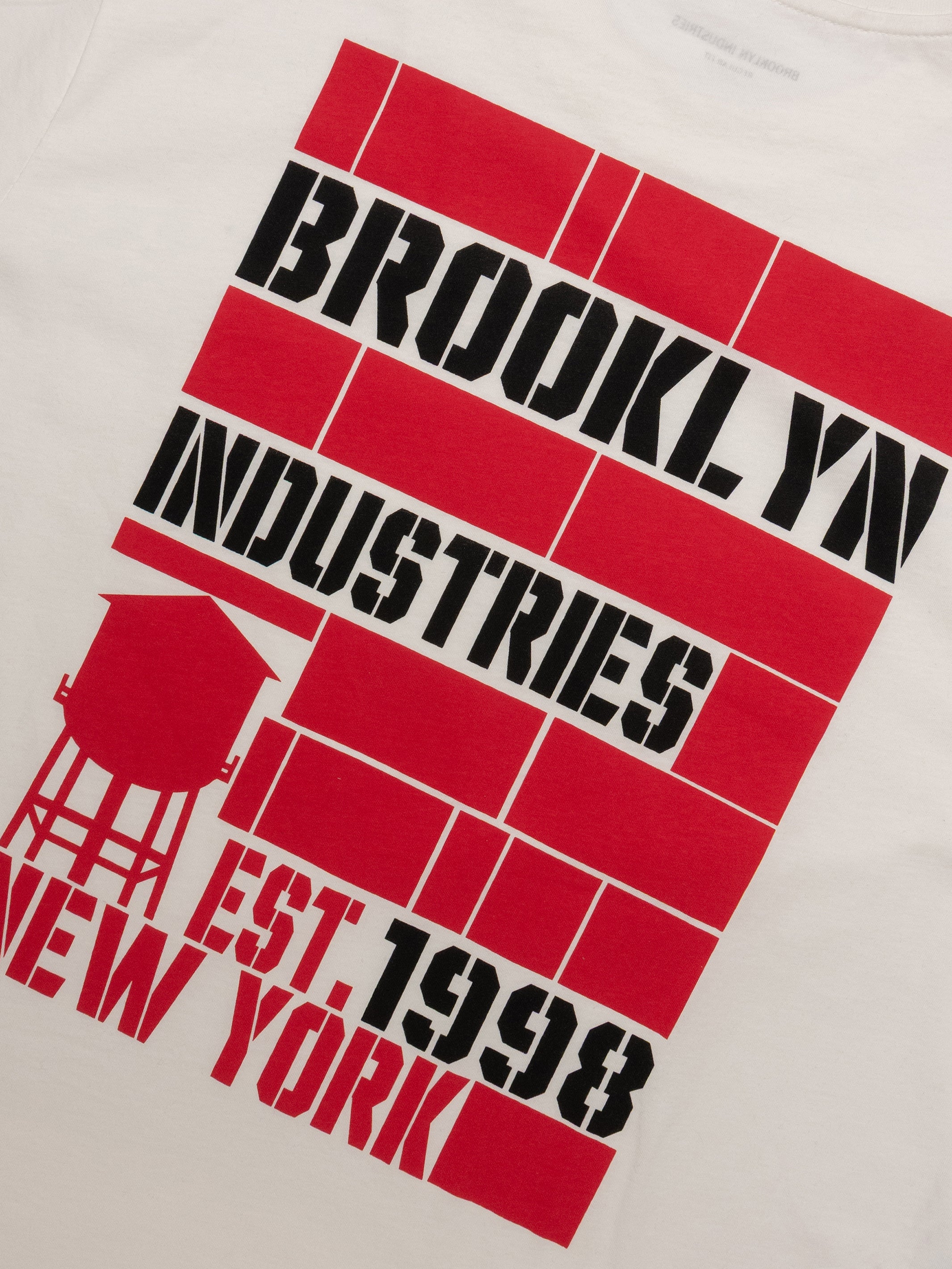 Men's Brooklyn Vintage Graphic T-Shirt In Antique White - BROOKLYN INDUSTRIES