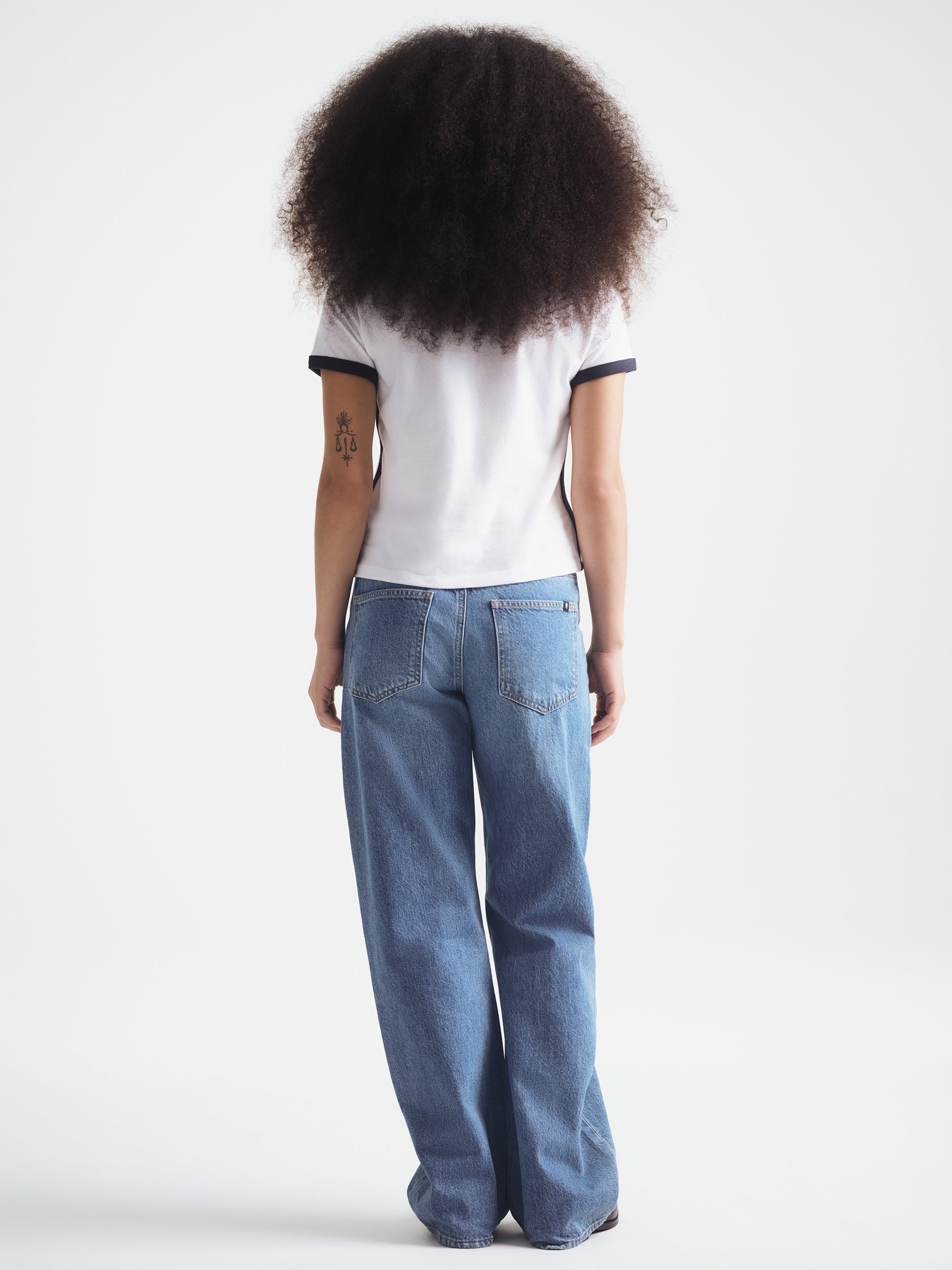 Women's Brooklyn Ringer T-Shirt in White