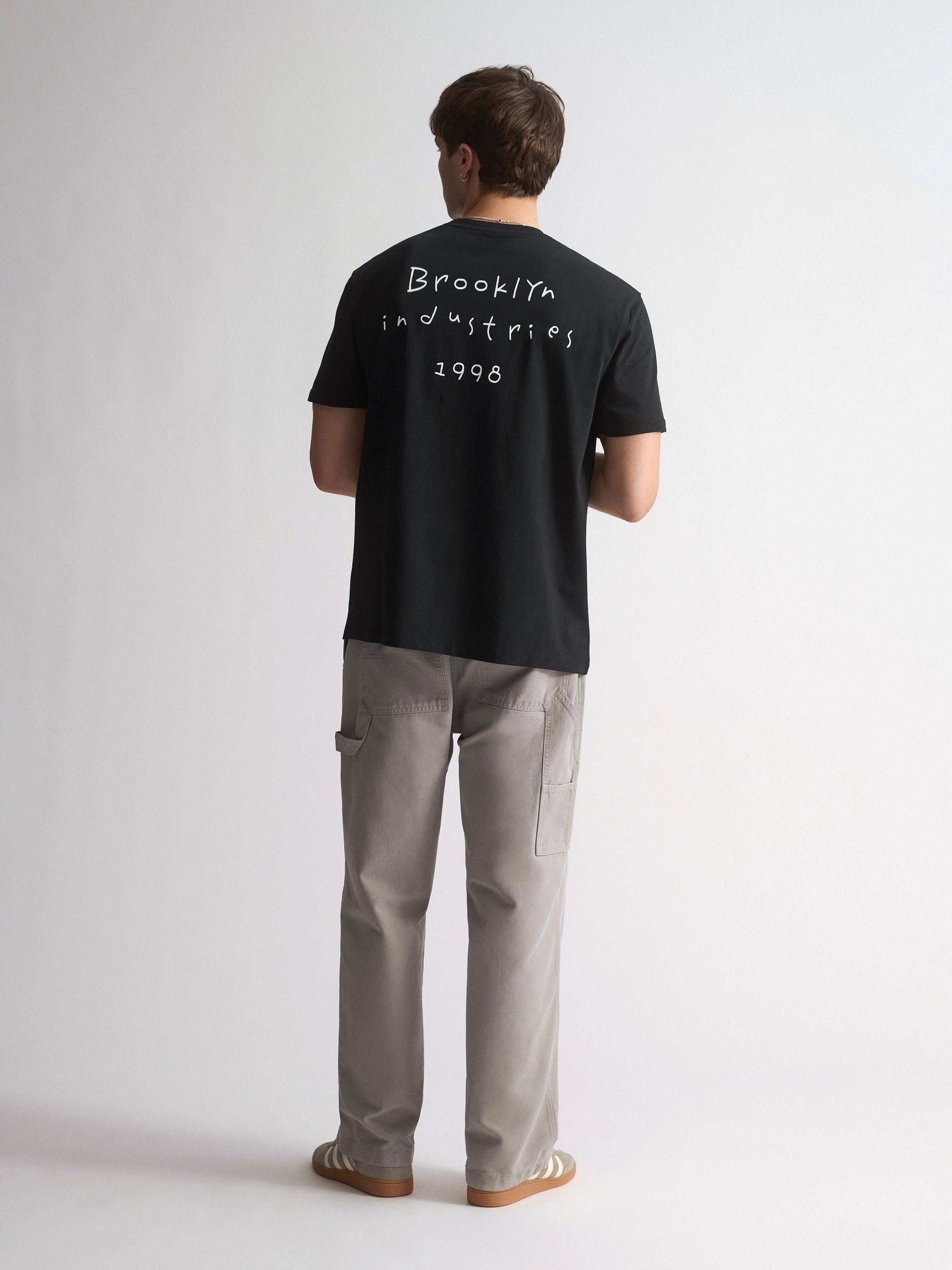 Men's Brooklyn Water Tower Graphic T-Shirt In Black - BROOKLYN INDUSTRIES