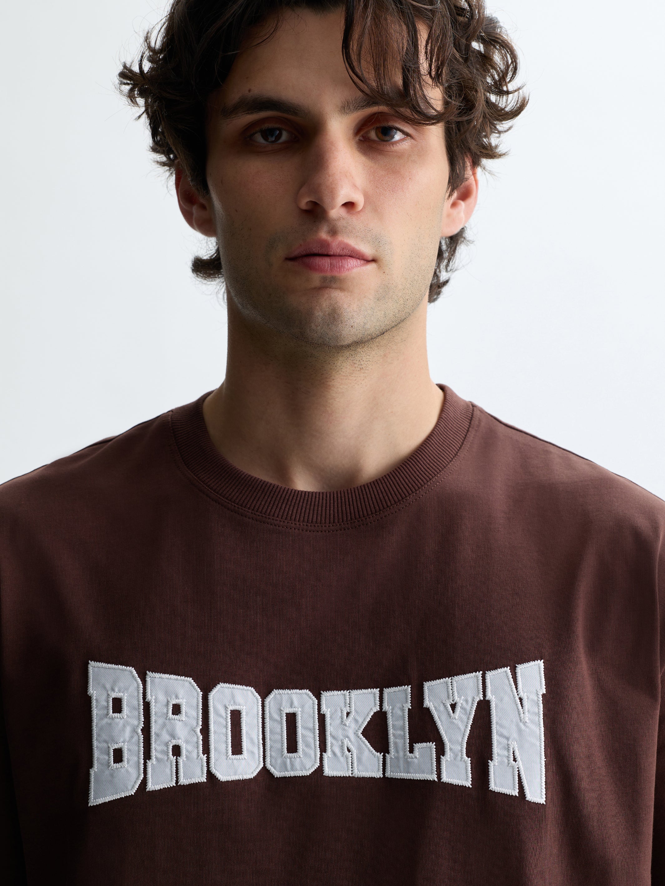 Men's Brooklyn T-Shirt in Chicory Coffee - BROOKLYN INDUSTRIES
