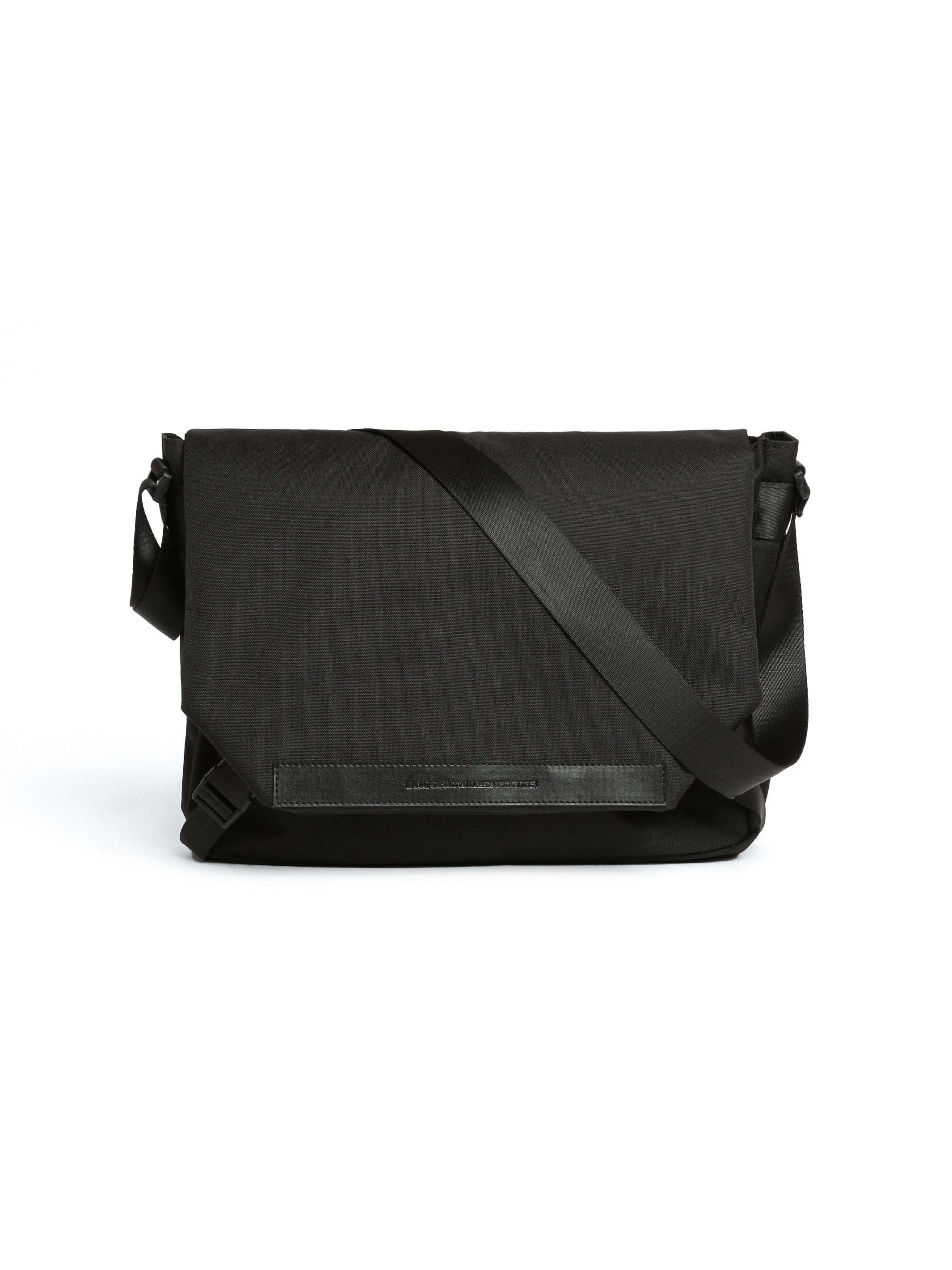 Crossbody Biker Messenger Bag in Black