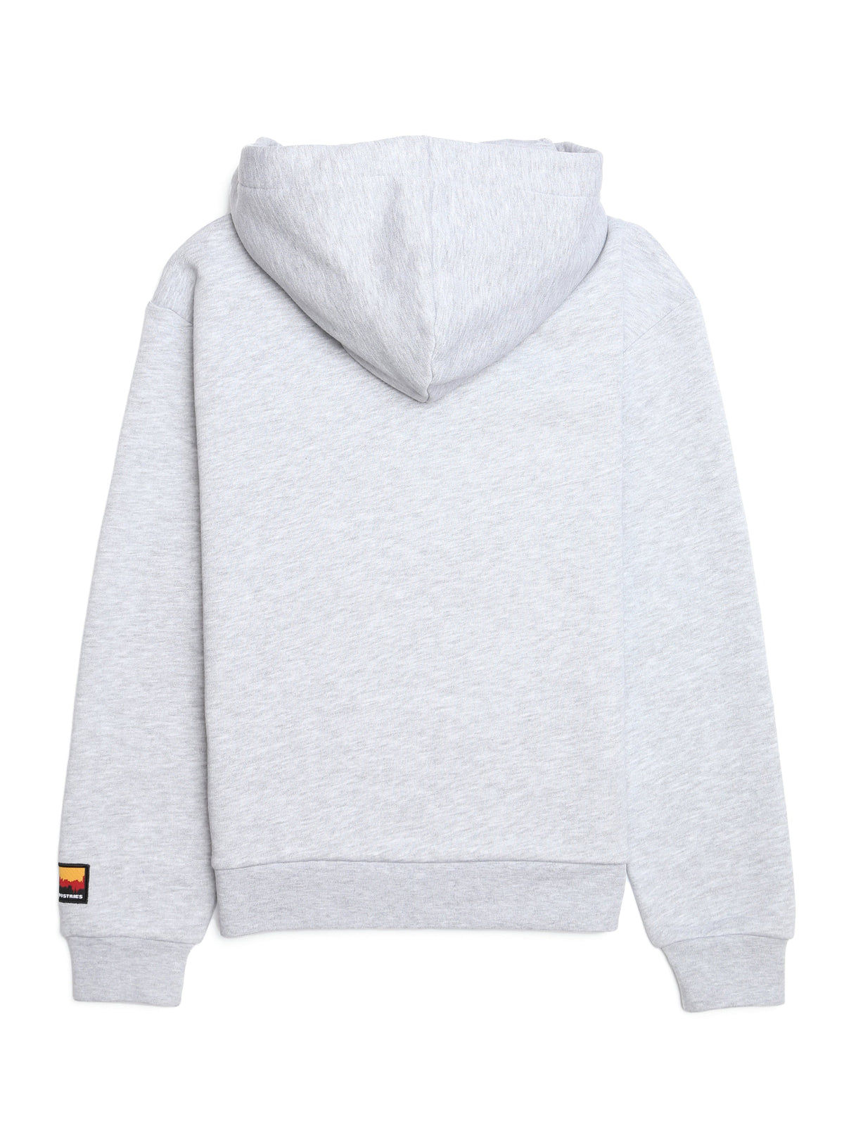 Women's BKLYN Printed Hoodie in Grey Melange - BROOKLYN INDUSTRIES