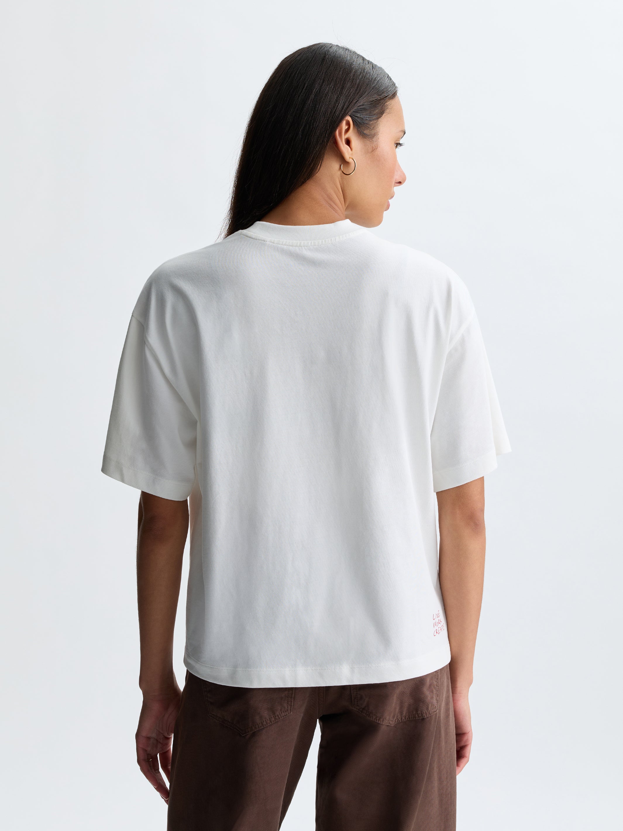 Women's BKLYN Records T-Shirt in White - BROOKLYN INDUSTRIES