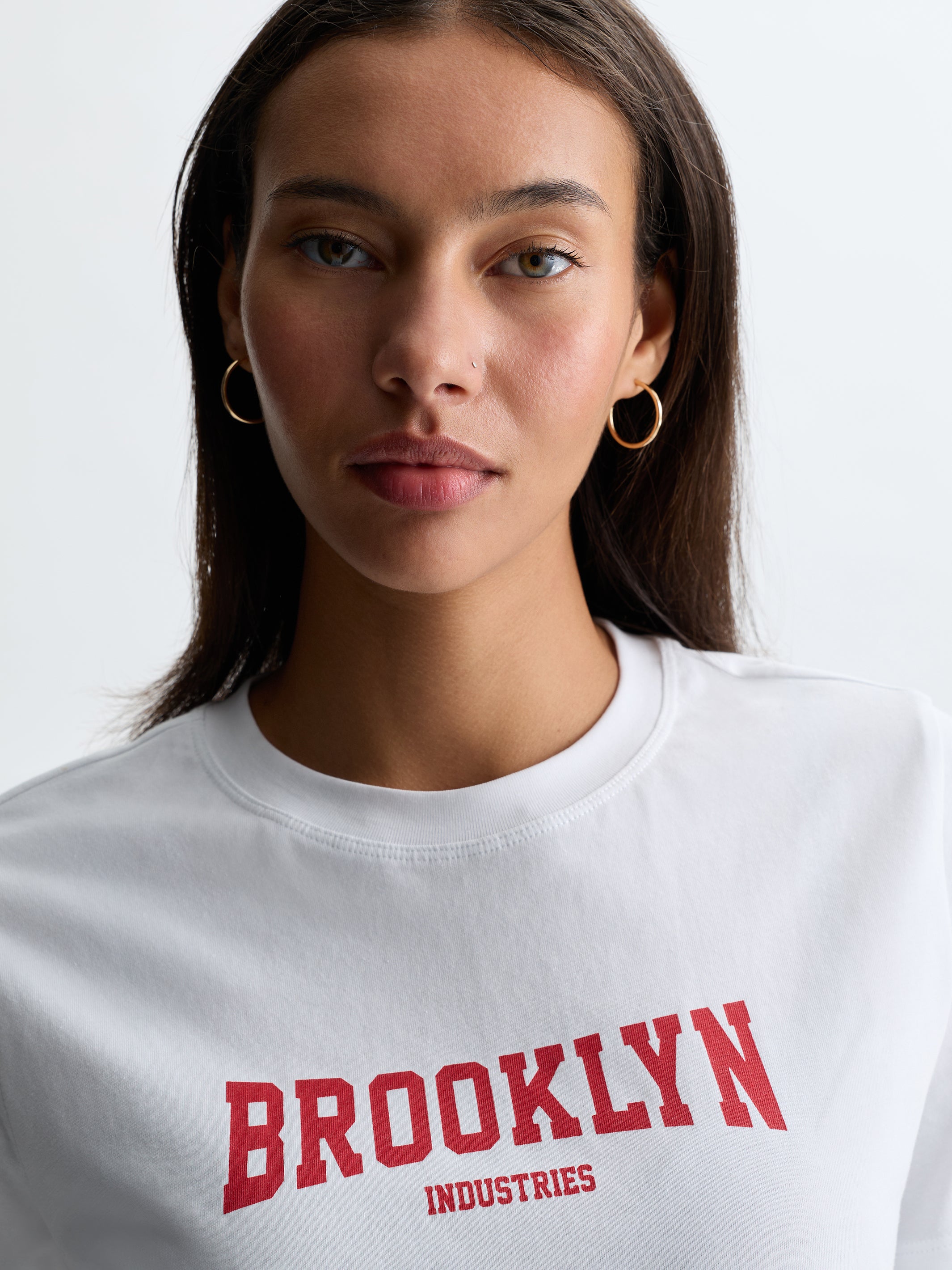 Women's Brooklyn T-Shirt in White - BROOKLYN INDUSTRIES
