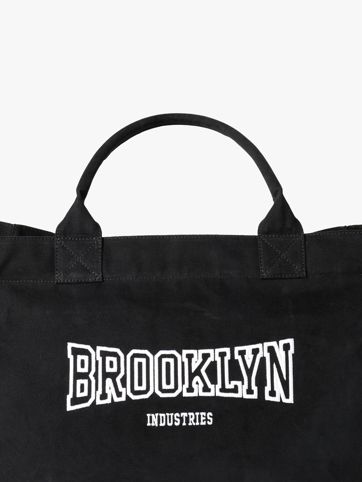 Brooklyn Mini Canvas Tote Bag in Black - BROOKLYN INDUSTRIES