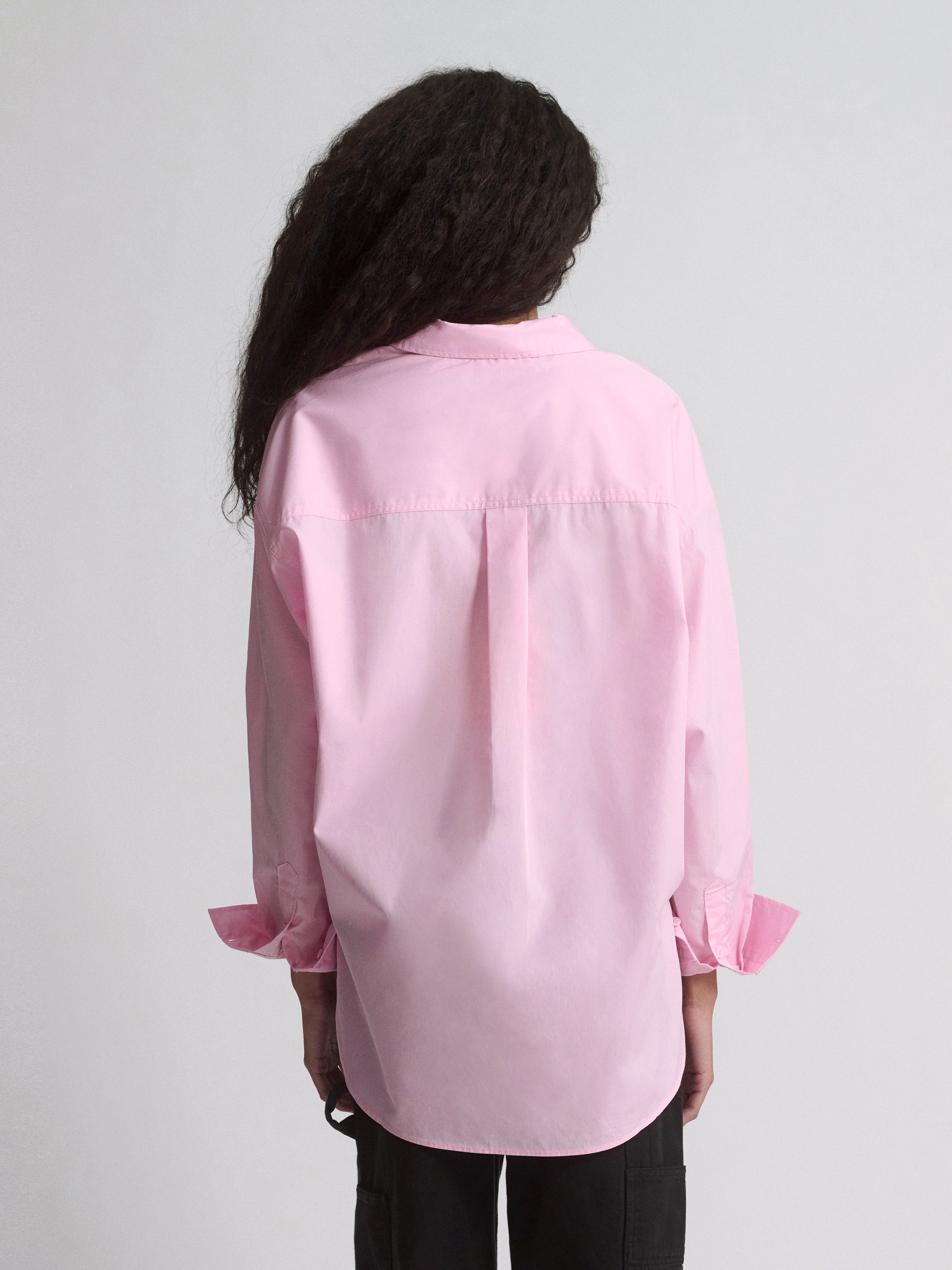 Women's Long Sleeve Shirt In Sweet Lilac - BROOKLYN INDUSTRIES