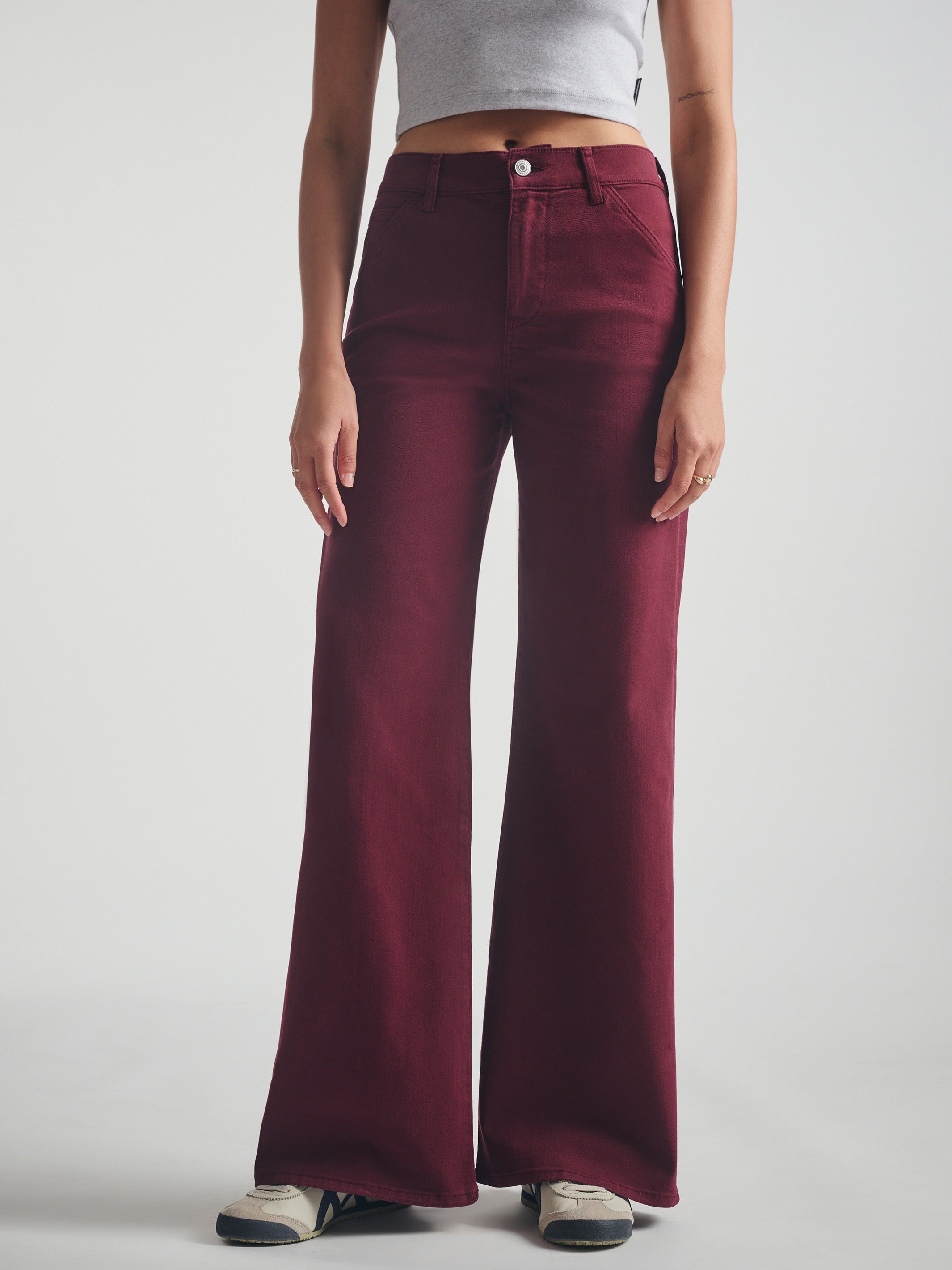 Women's Carpenter Jeans in Windsor Wine Colored Denim - BROOKLYN INDUSTRIES