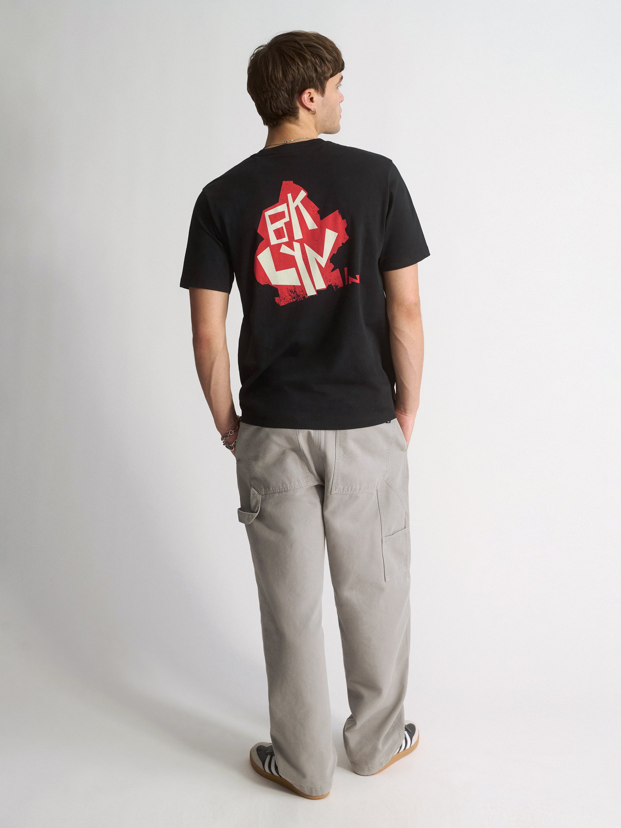 Men's Brooklyn Water Tower T-Shirt In Black - BROOKLYN INDUSTRIES