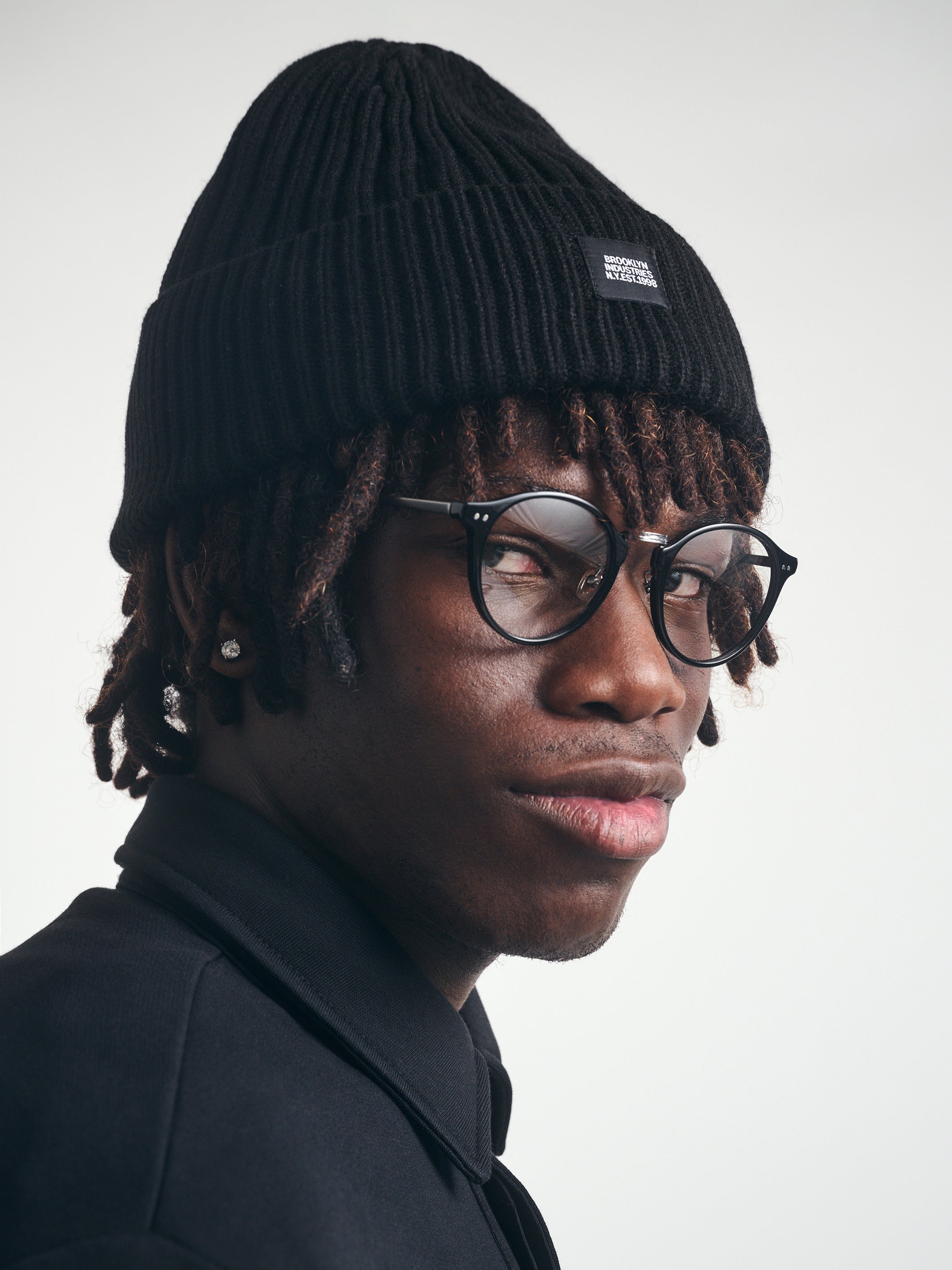 BKI Beanie in Black - BROOKLYN INDUSTRIES