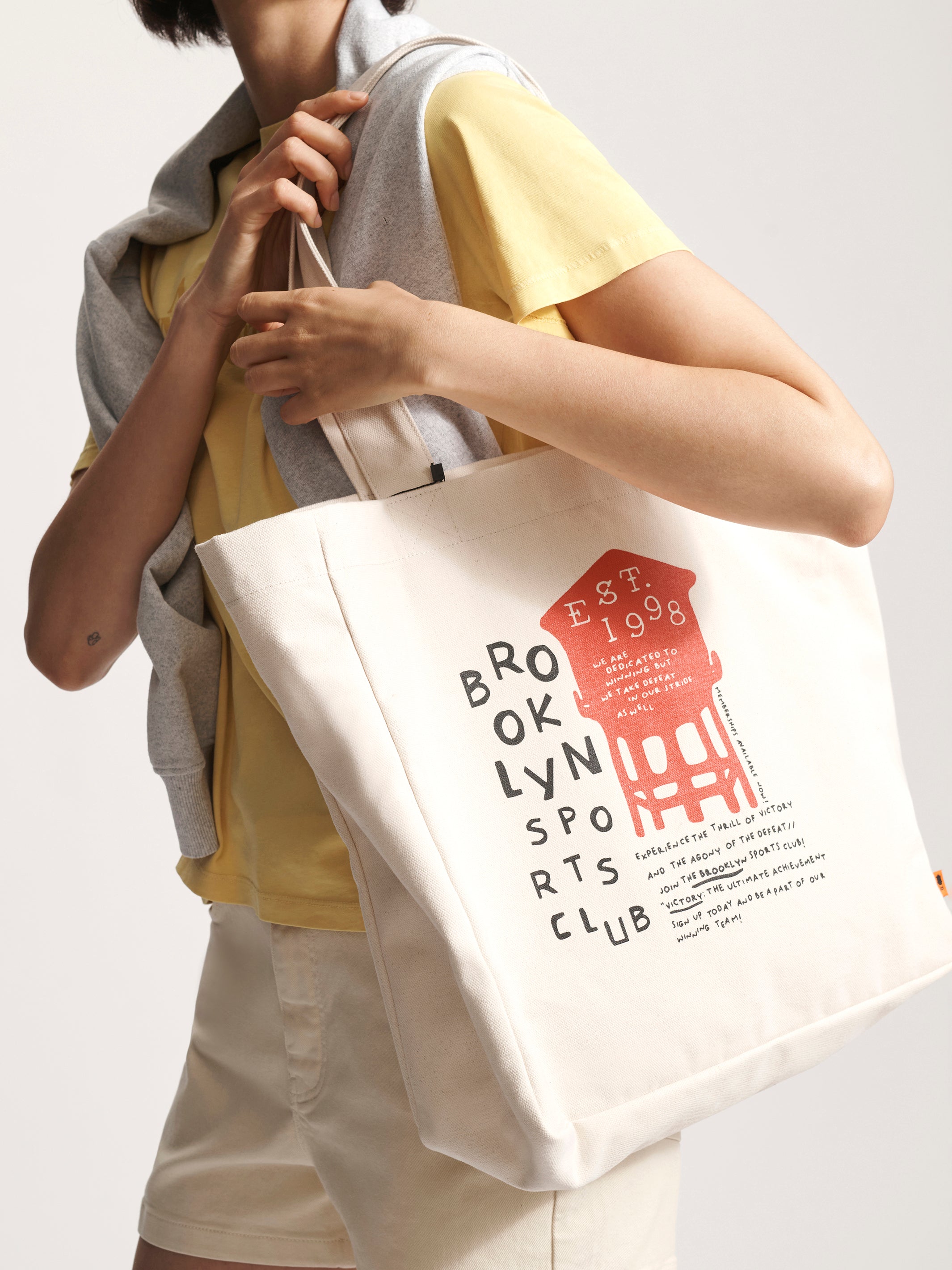 Water Tower Tote Bag in Natural - BROOKLYN INDUSTRIES