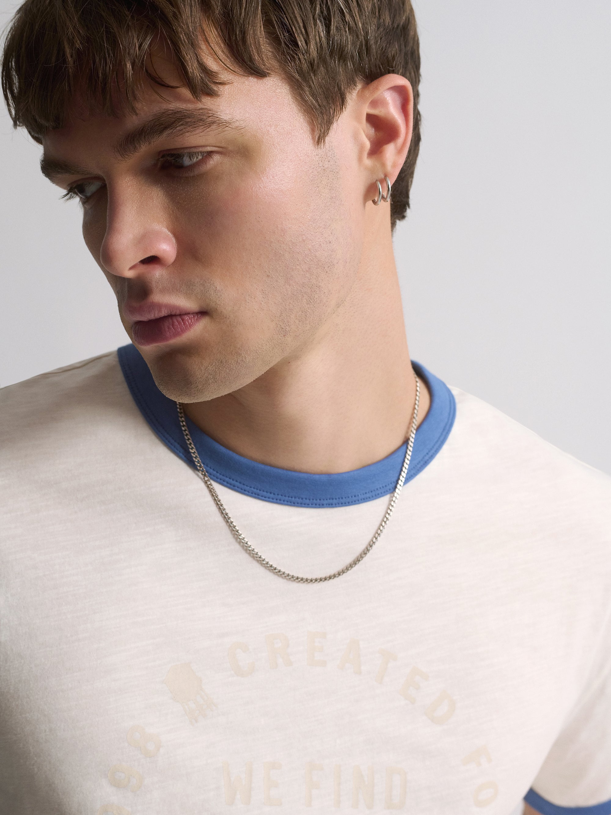 Men's Brooklyn Short Sleeve T-Shirt In Antique White - BROOKLYN INDUSTRIES