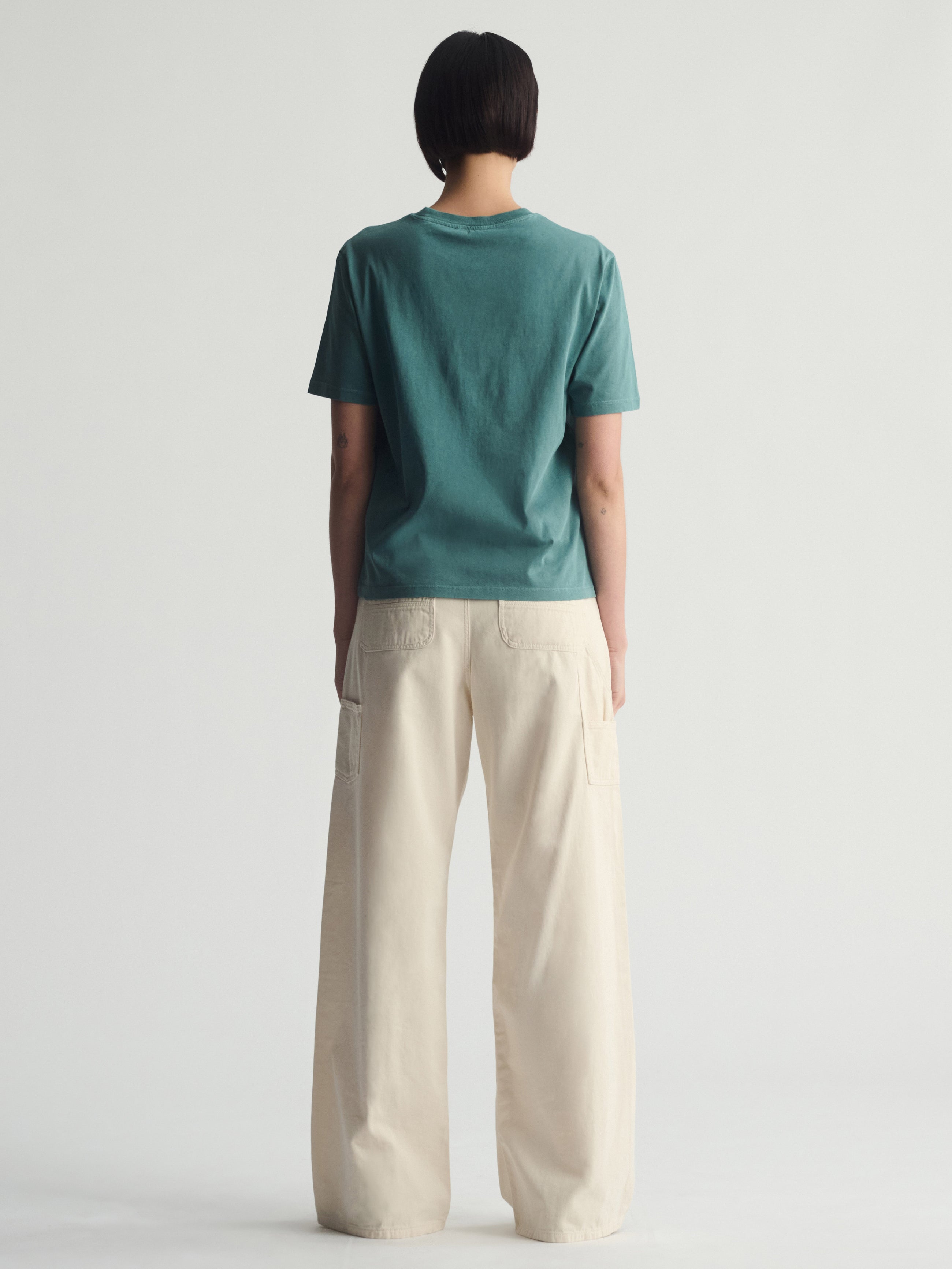 Women's Brooklyn Industries Graphic T-Shirt In Silver Pine - BROOKLYN INDUSTRIES