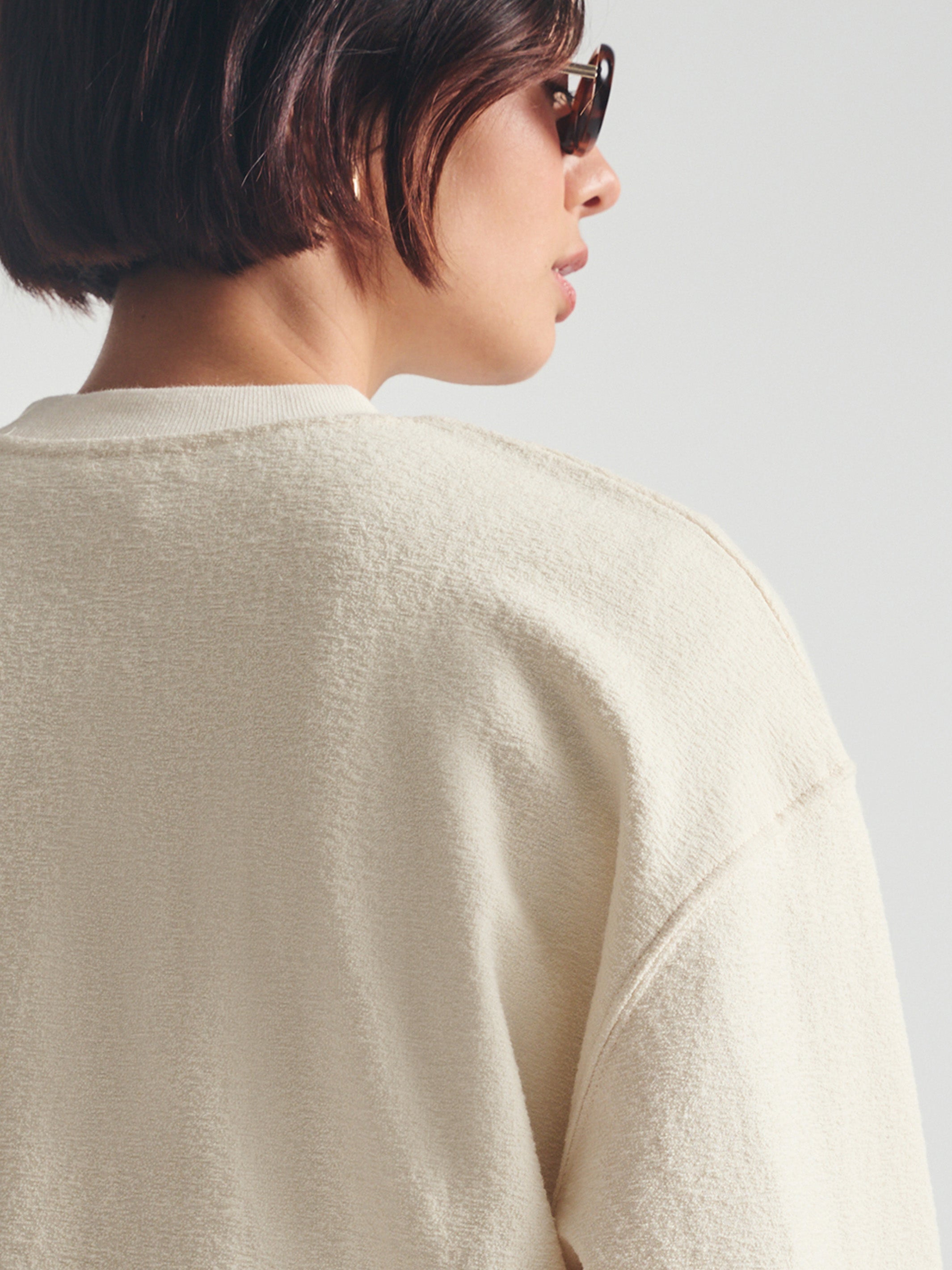 Women's Brooklyn Sweatshirt in Turtledove - BROOKLYN INDUSTRIES