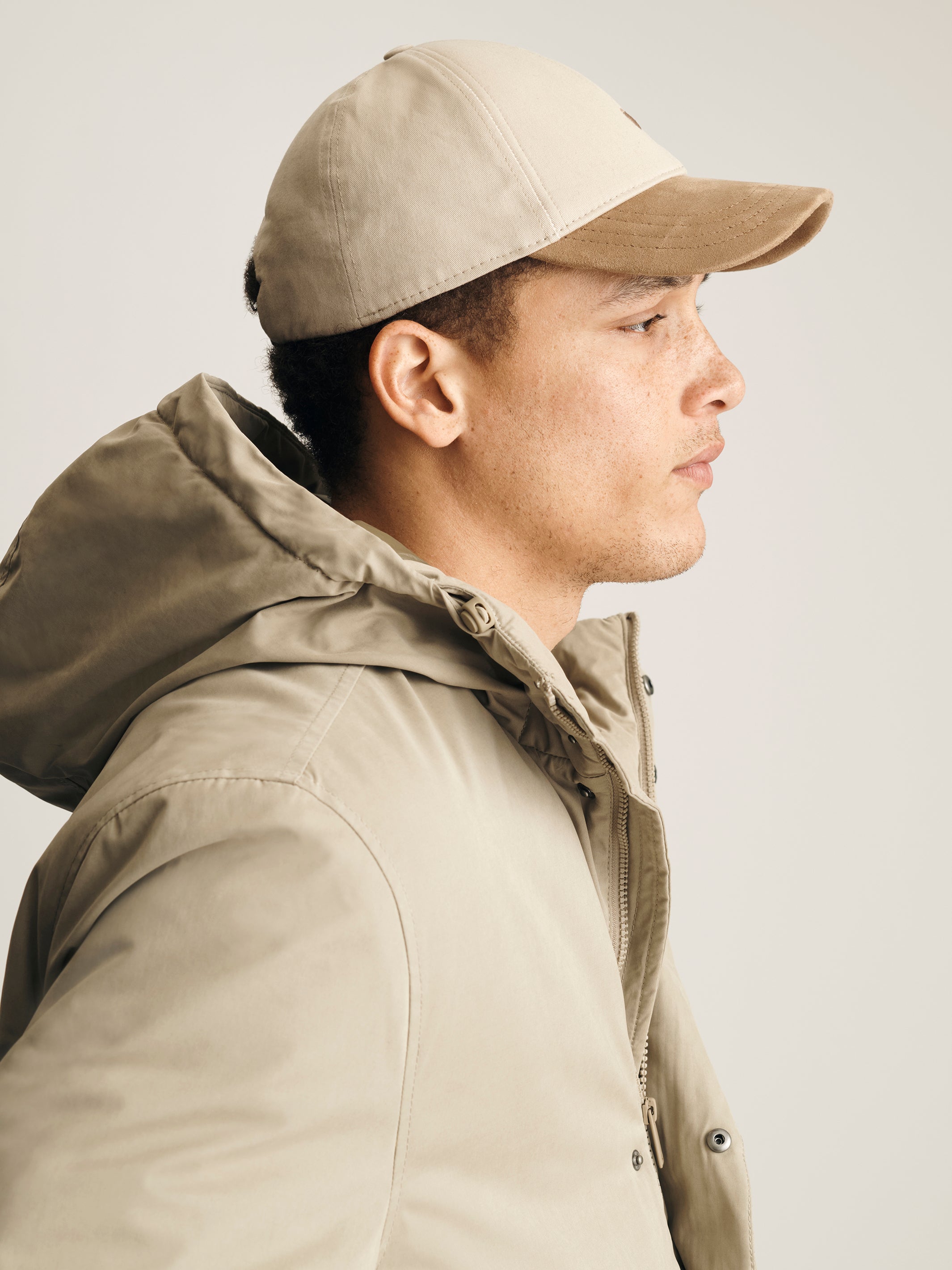 Water Tower Cap in Stone and Brown - BROOKLYN INDUSTRIES