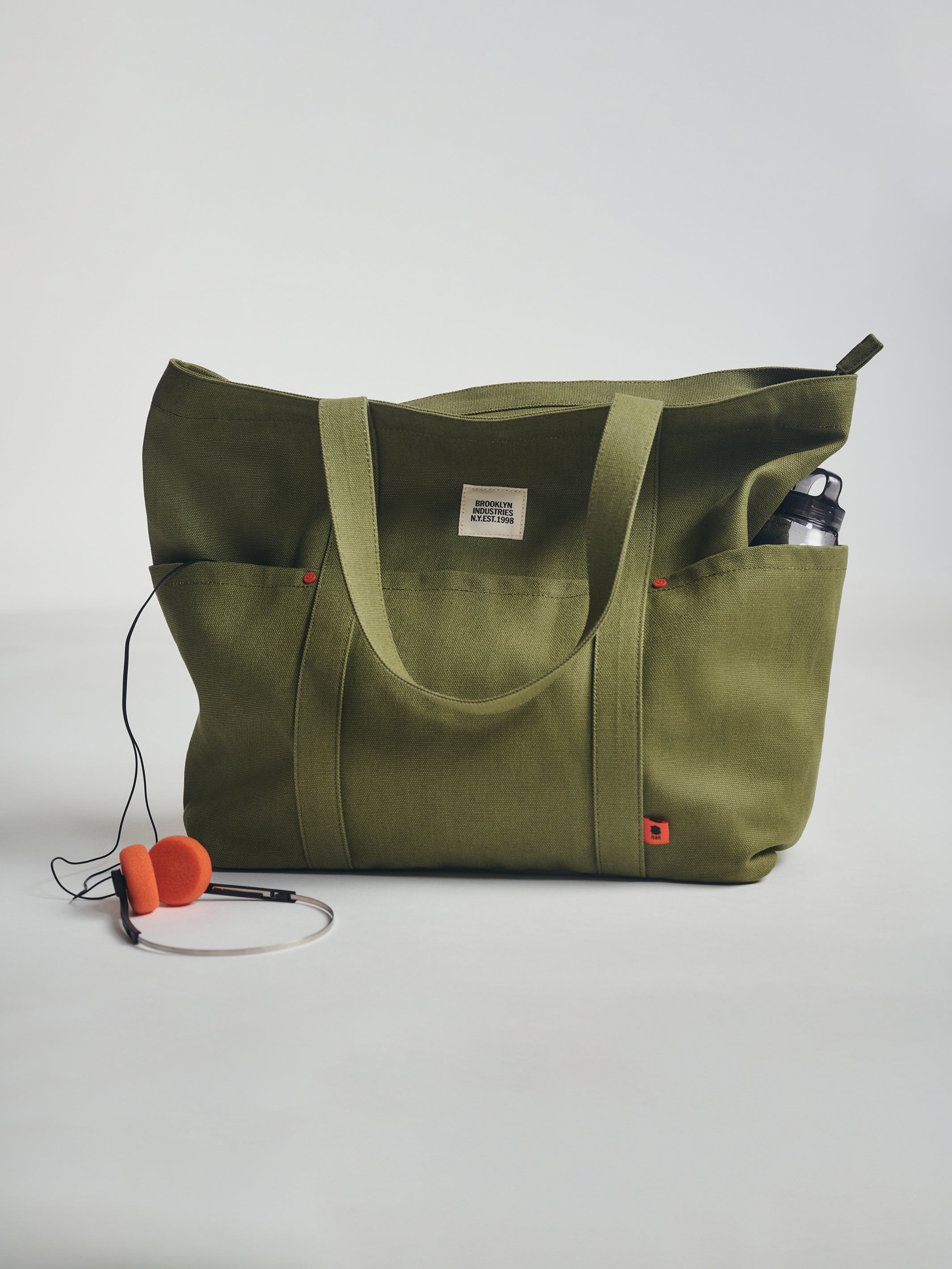 Brooklyn Tote Bag in Khaki - BROOKLYN INDUSTRIES