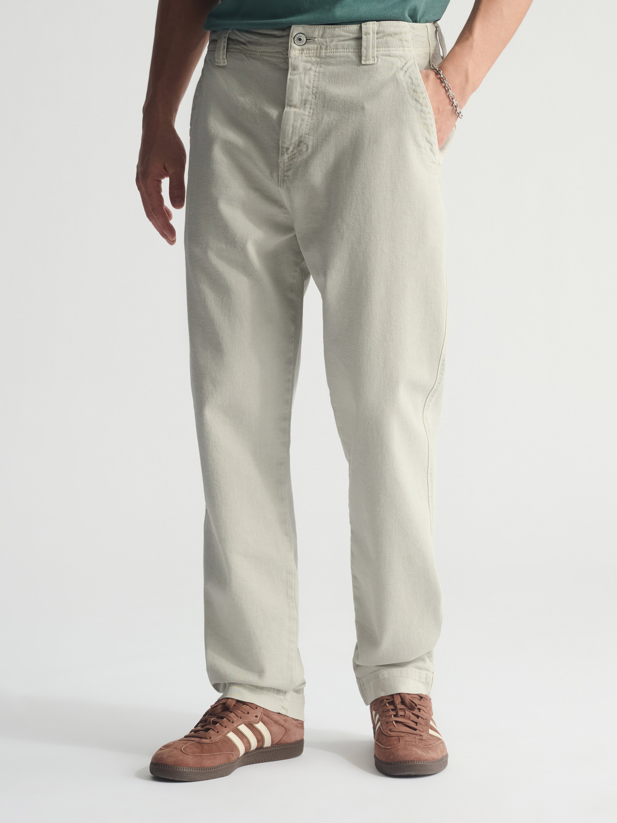 Men's Straight Leg Pants In Puritan Gray - BROOKLYN INDUSTRIES