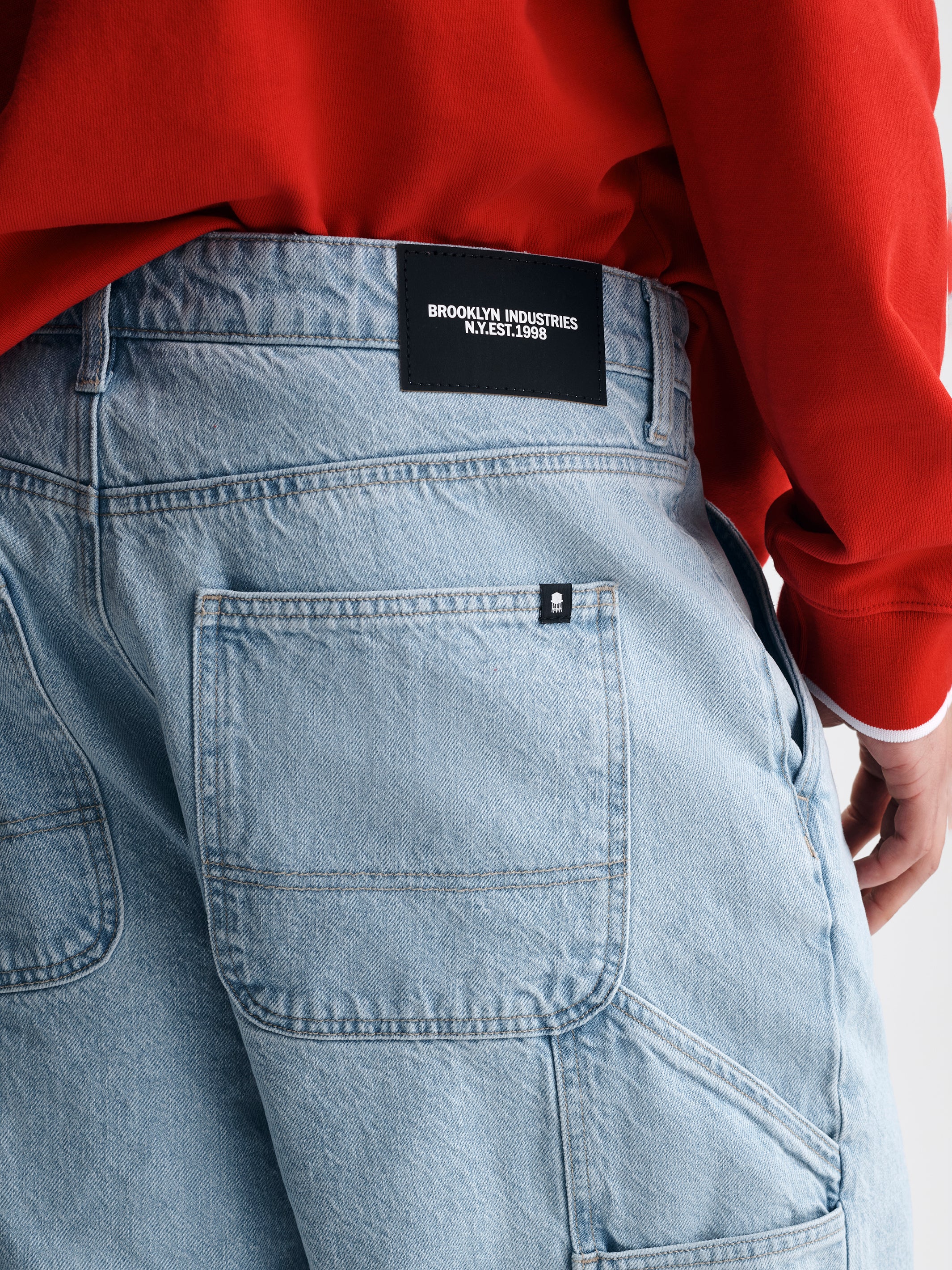 Men's Williamsburg Carpenter Shorts in Light Everyday Denim