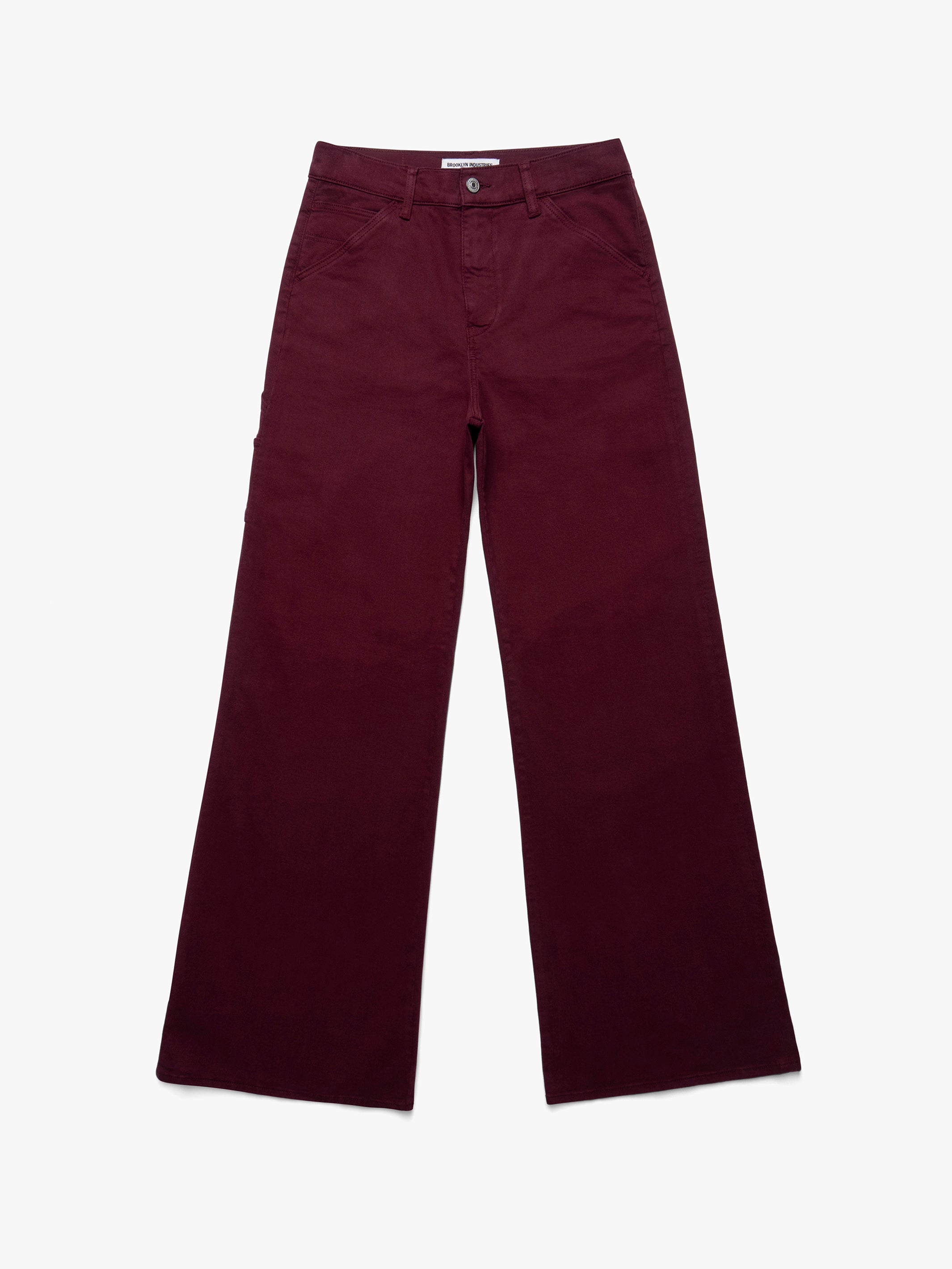 Women's Carpenter Jeans in Windsor Wine Colored Denim - BROOKLYN INDUSTRIES