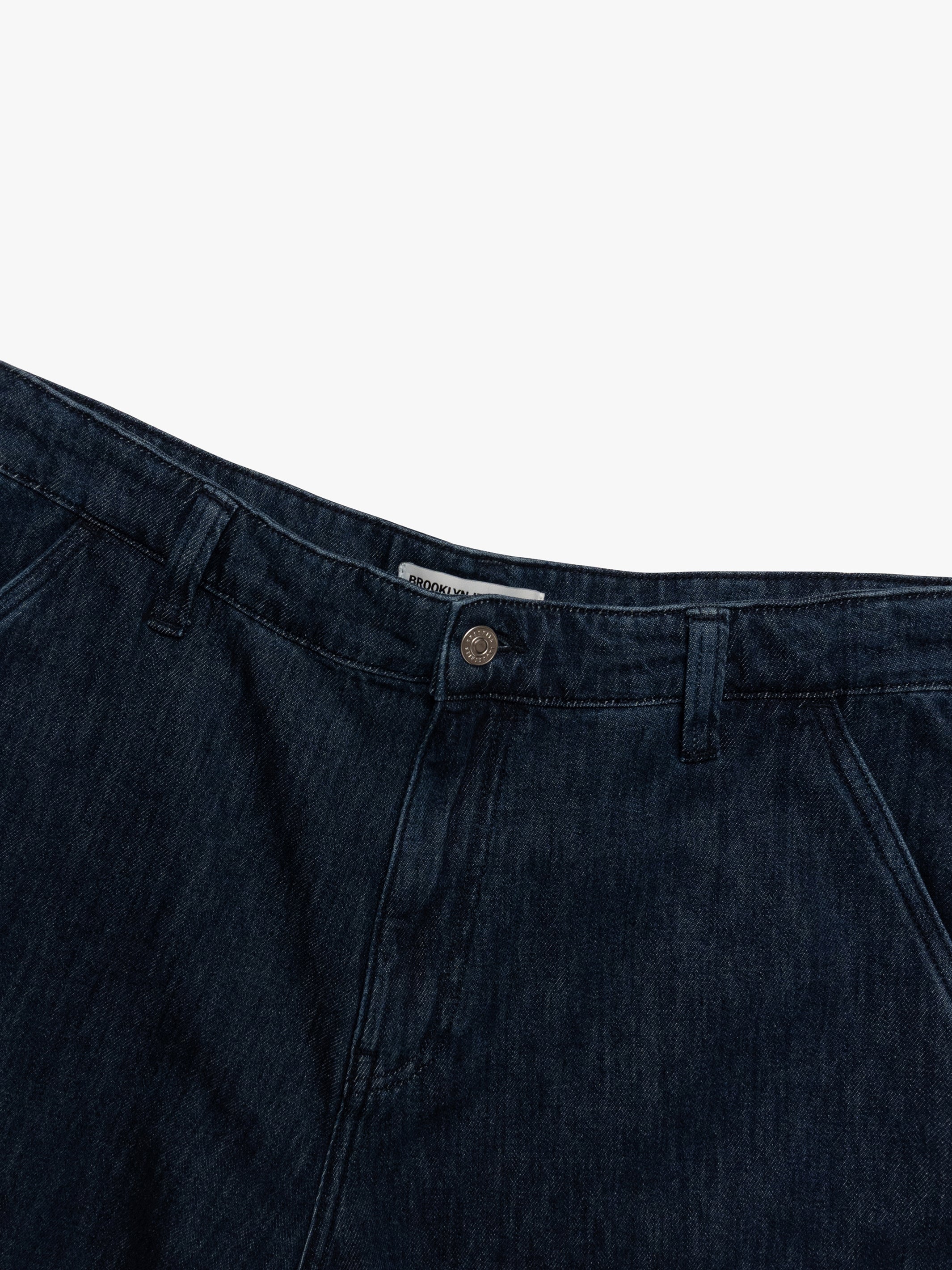 Men's Denim Shorts In Dark Indigo - BROOKLYN INDUSTRIES