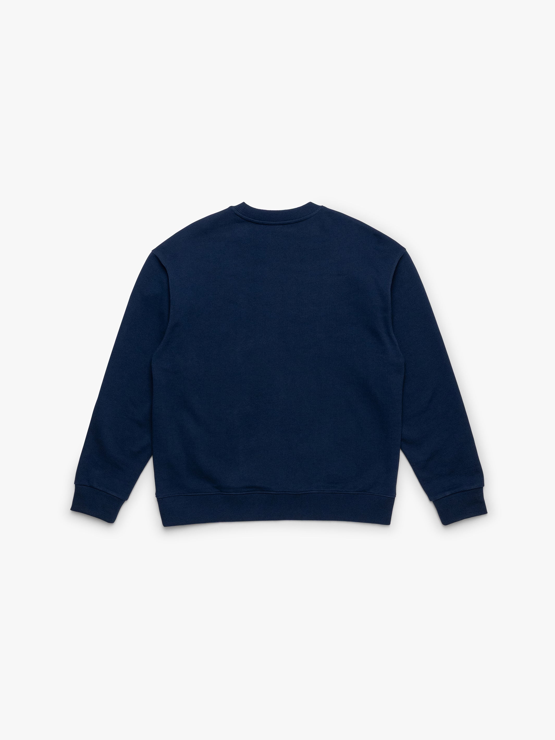 Men's Brooklyn Logo Crew Neck Sweatshirt In Medieval Blue - BROOKLYN INDUSTRIES