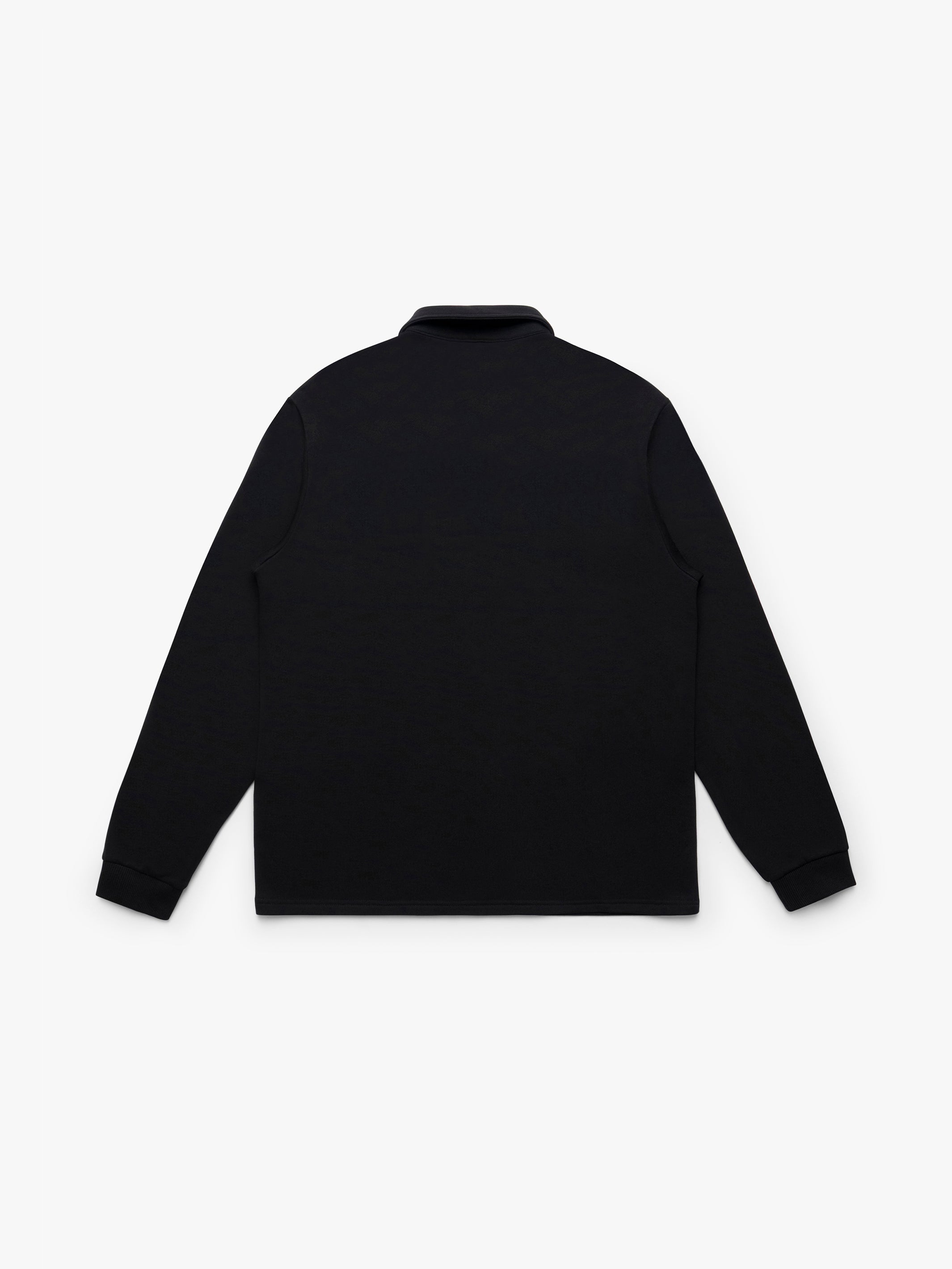 Men's Brooklyn Polo Sweatshirt in Black - BROOKLYN INDUSTRIES