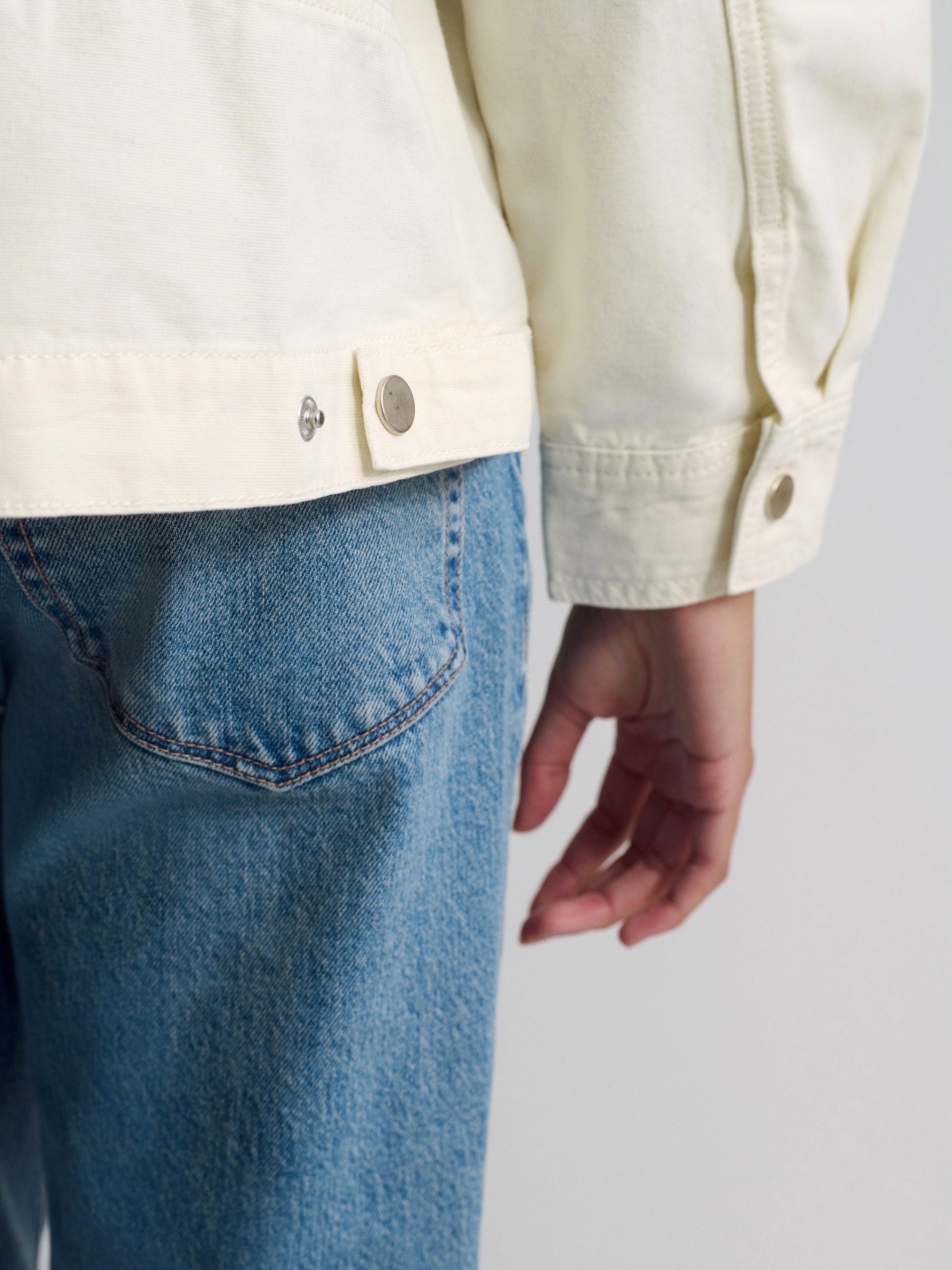 Women's Work Jacket In Turtledove - BROOKLYN INDUSTRIES