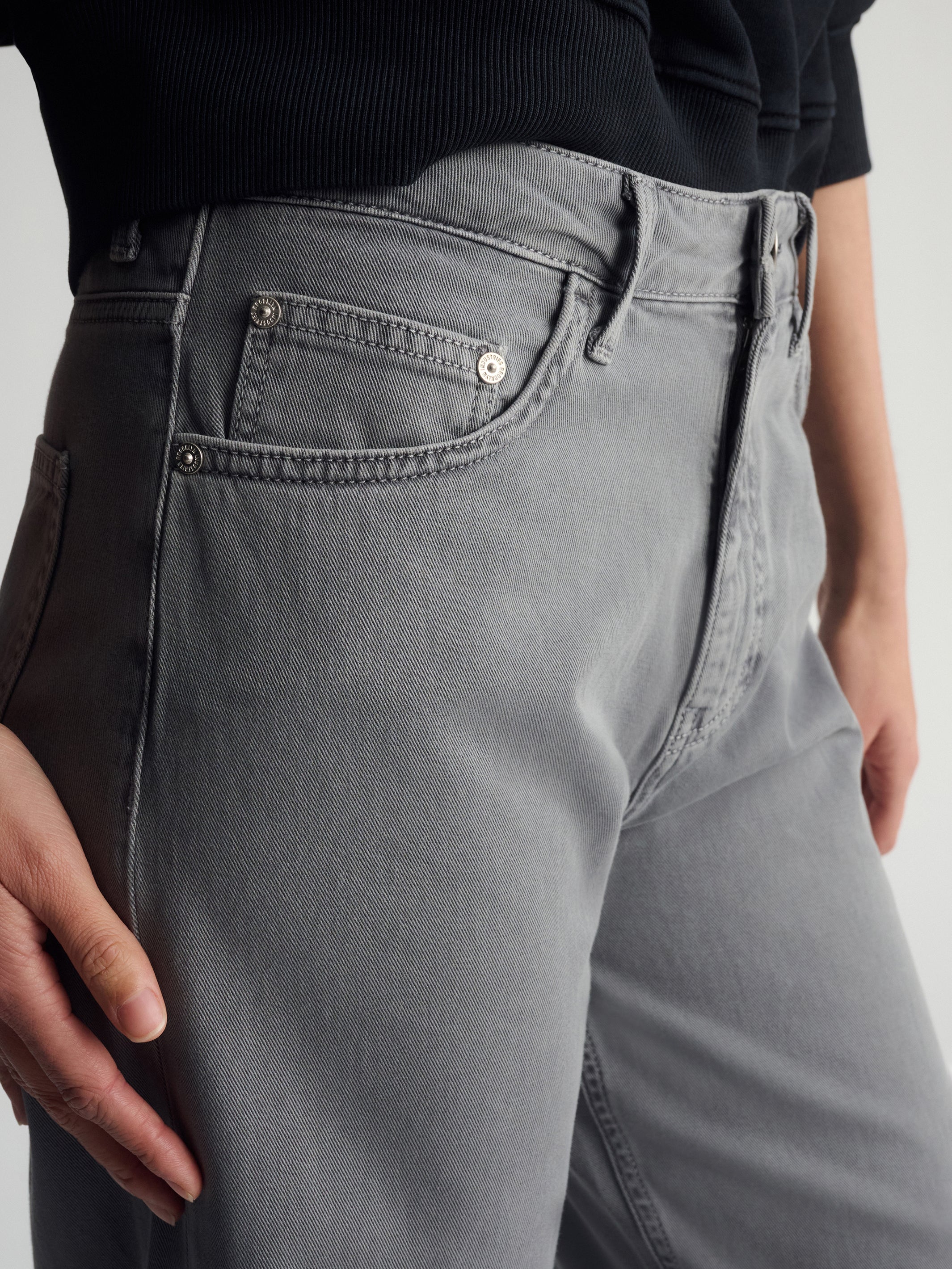 Women's Brooklyn Wide Leg Pants In Quiet Shade - BROOKLYN INDUSTRIES