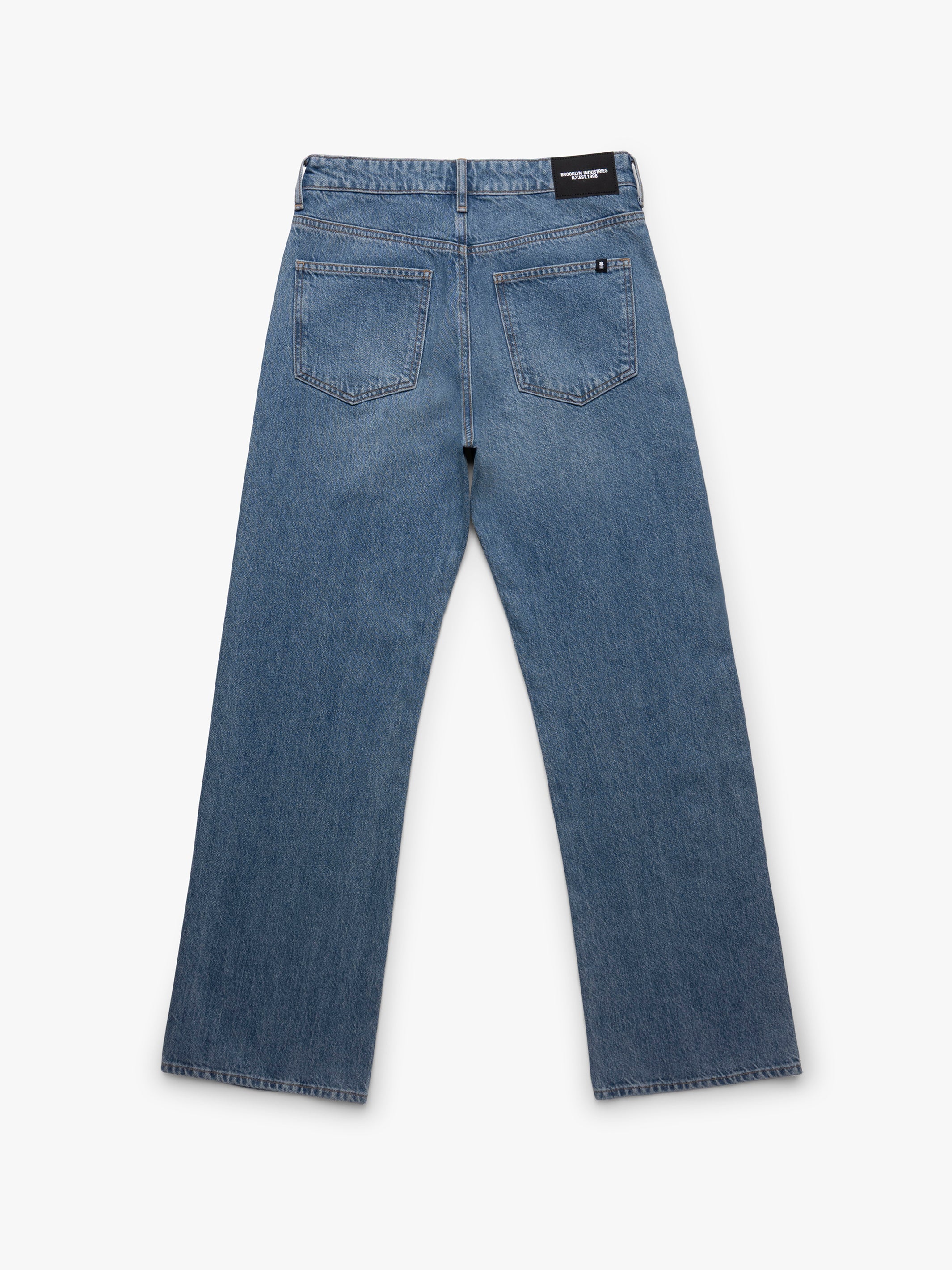 Women's Utility Jeans in Indigo Brushed Denim - BROOKLYN INDUSTRIES