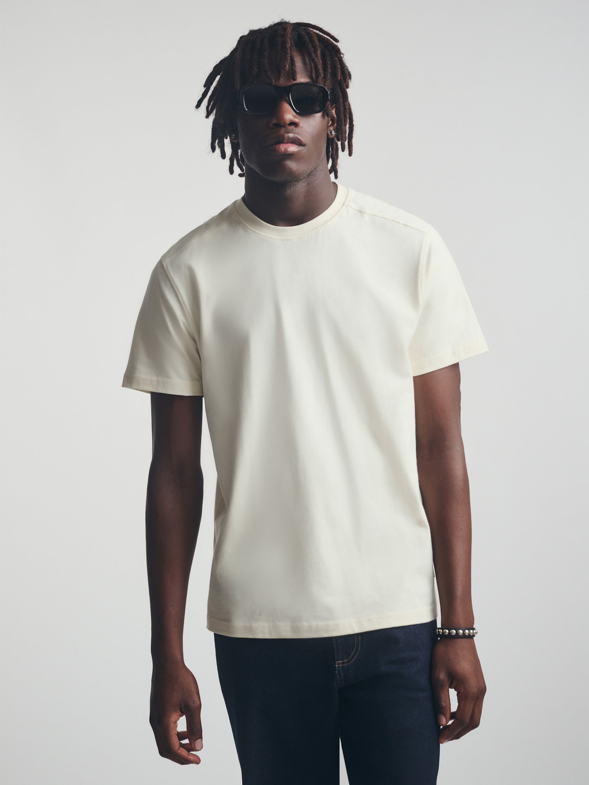 Men's Basic T-Shirt in Turtledove - BROOKLYN INDUSTRIES
