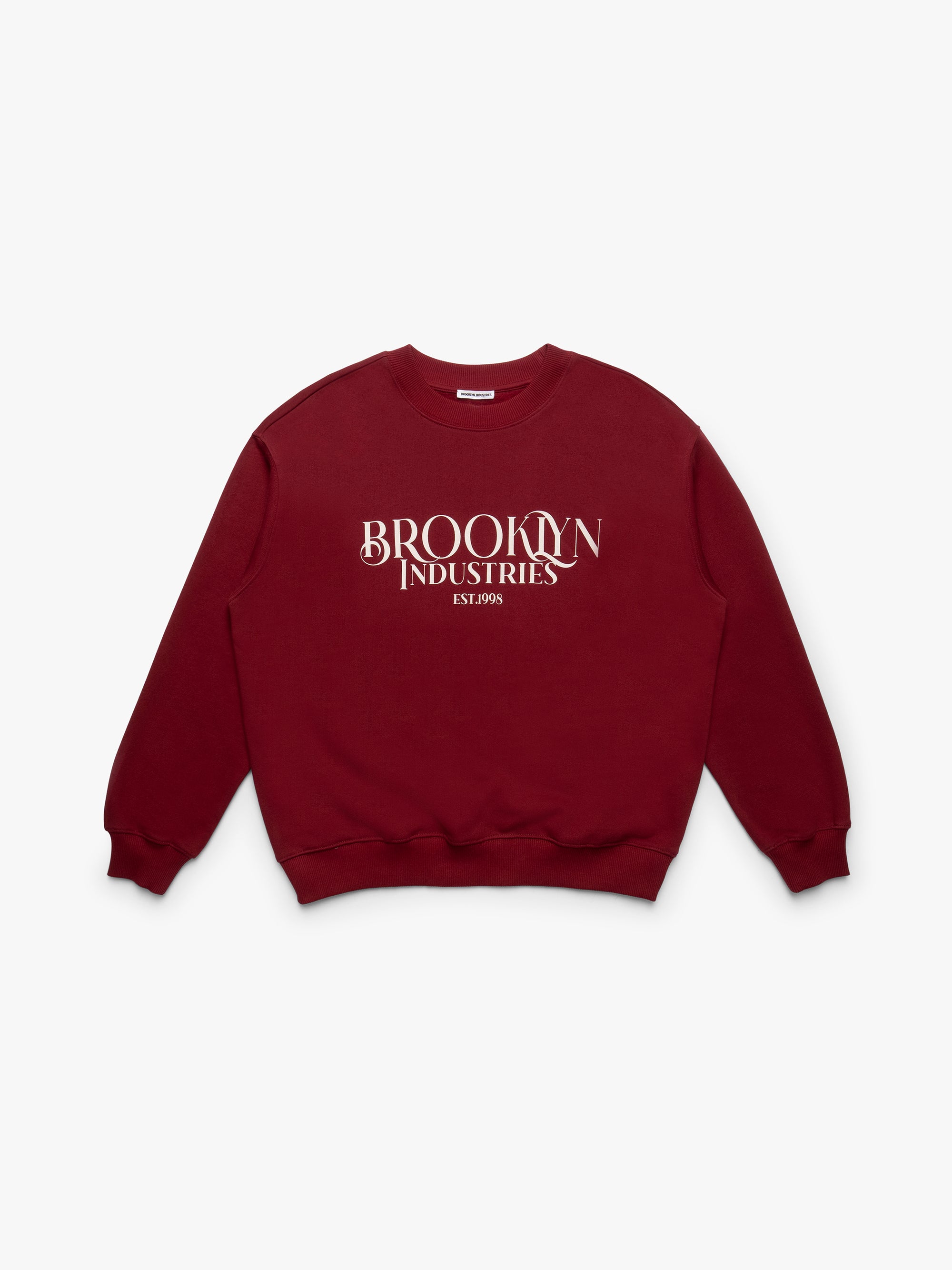 Women's Brooklyn 1988 Sweatshirt in Biking Red - BROOKLYN INDUSTRIES