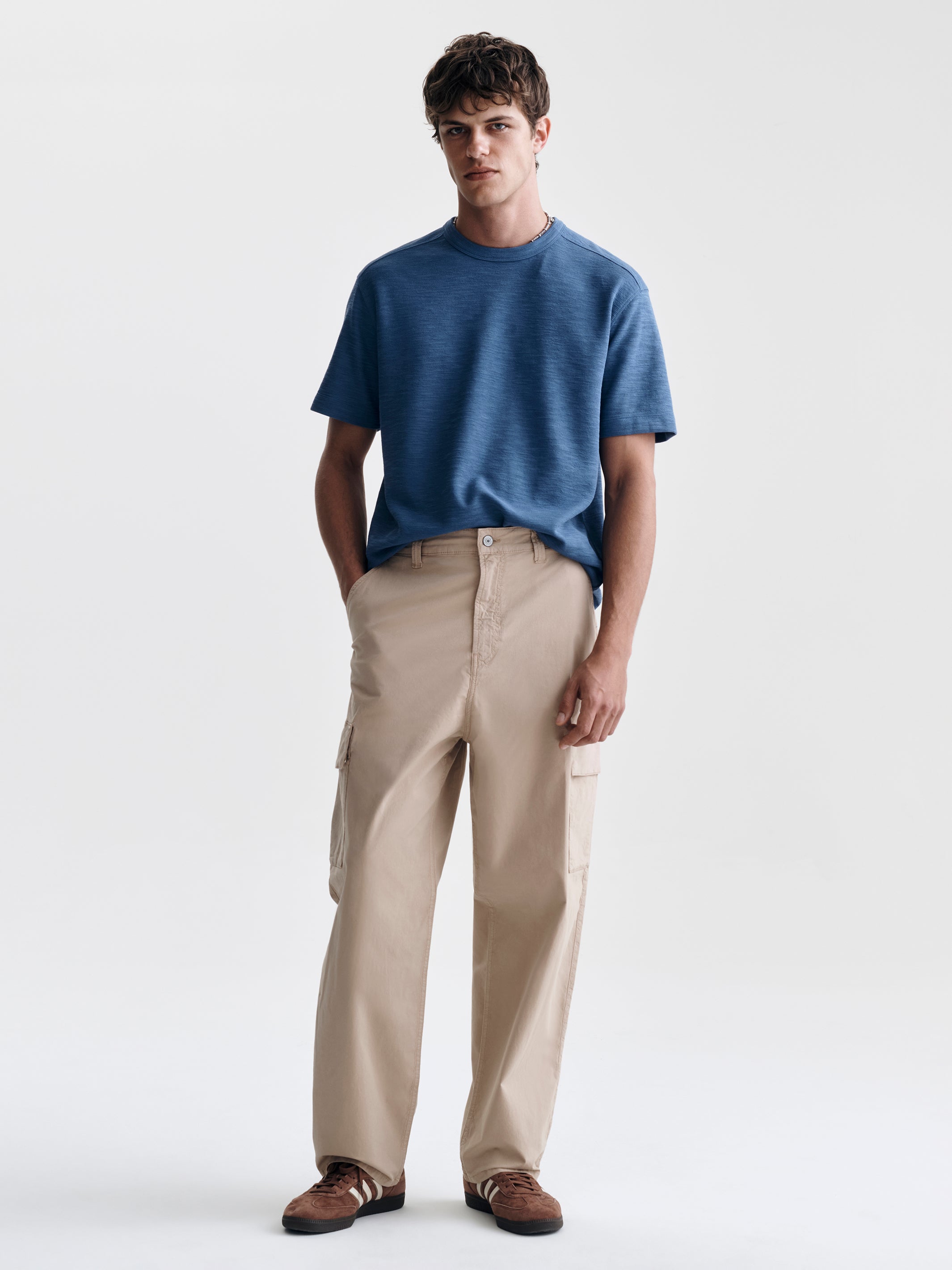 Men's Graham Cargo Pants in Light Humus Colored Parachute
