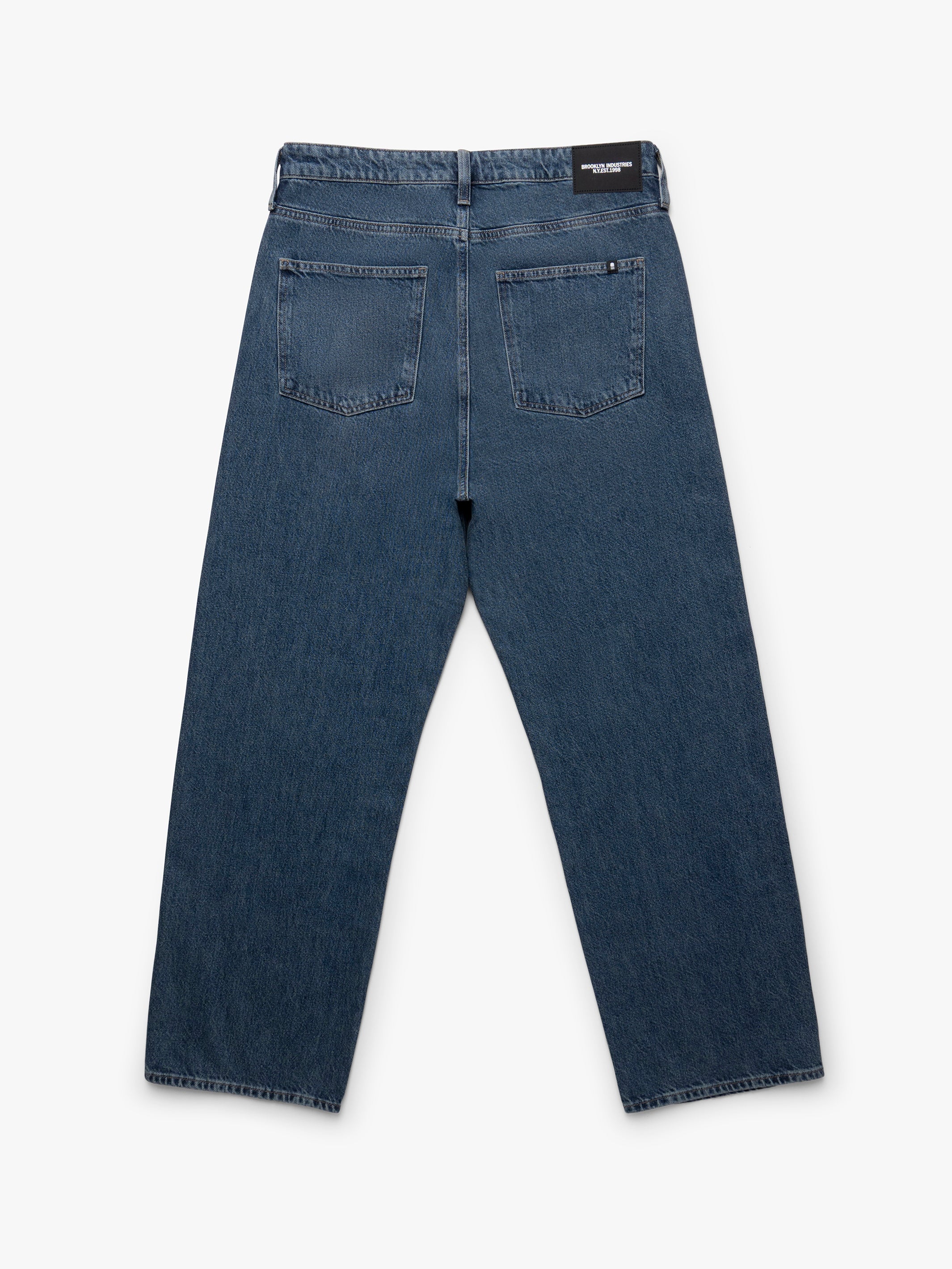 Men's Loose Jeans in Indigo Tinted Street Denim - BROOKLYN INDUSTRIES